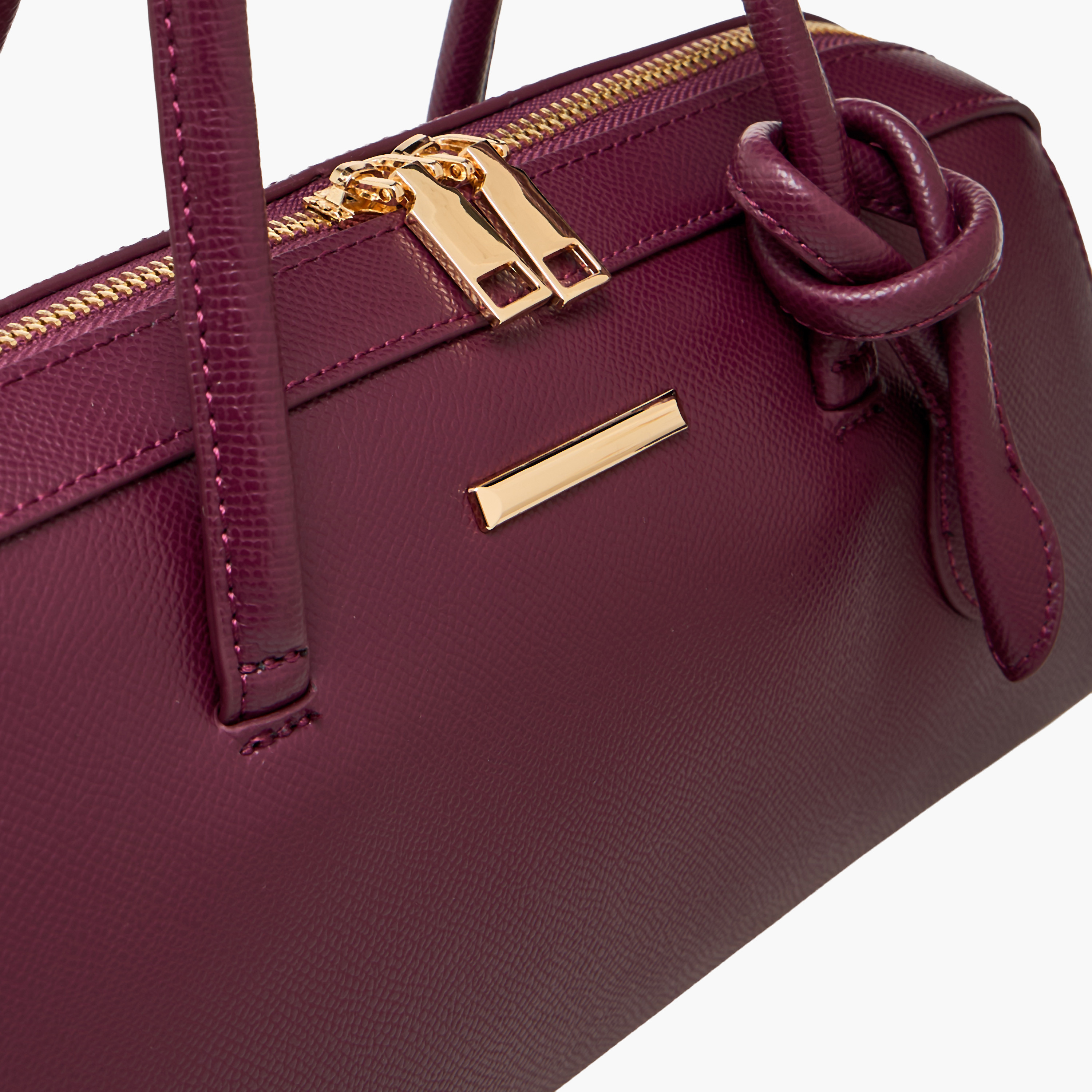 شنطة كتف بارزة الملمس بمقبض مزدوج من ساشا-women-bagsandwallets-handbags-image-4