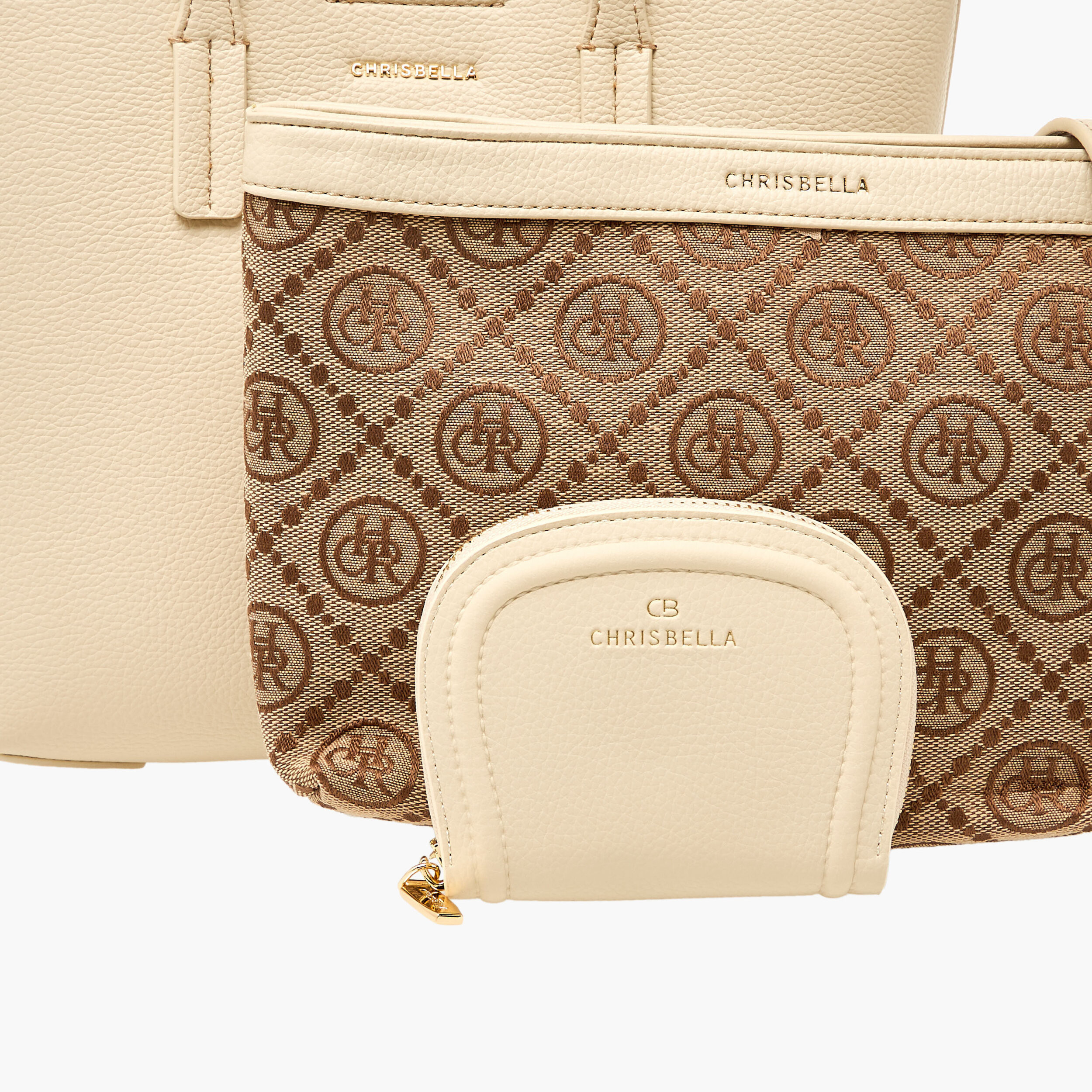 Chrisbella 3-Piece Textured Monogram Bag Set-women-bagsandwallets-handbags-image-7