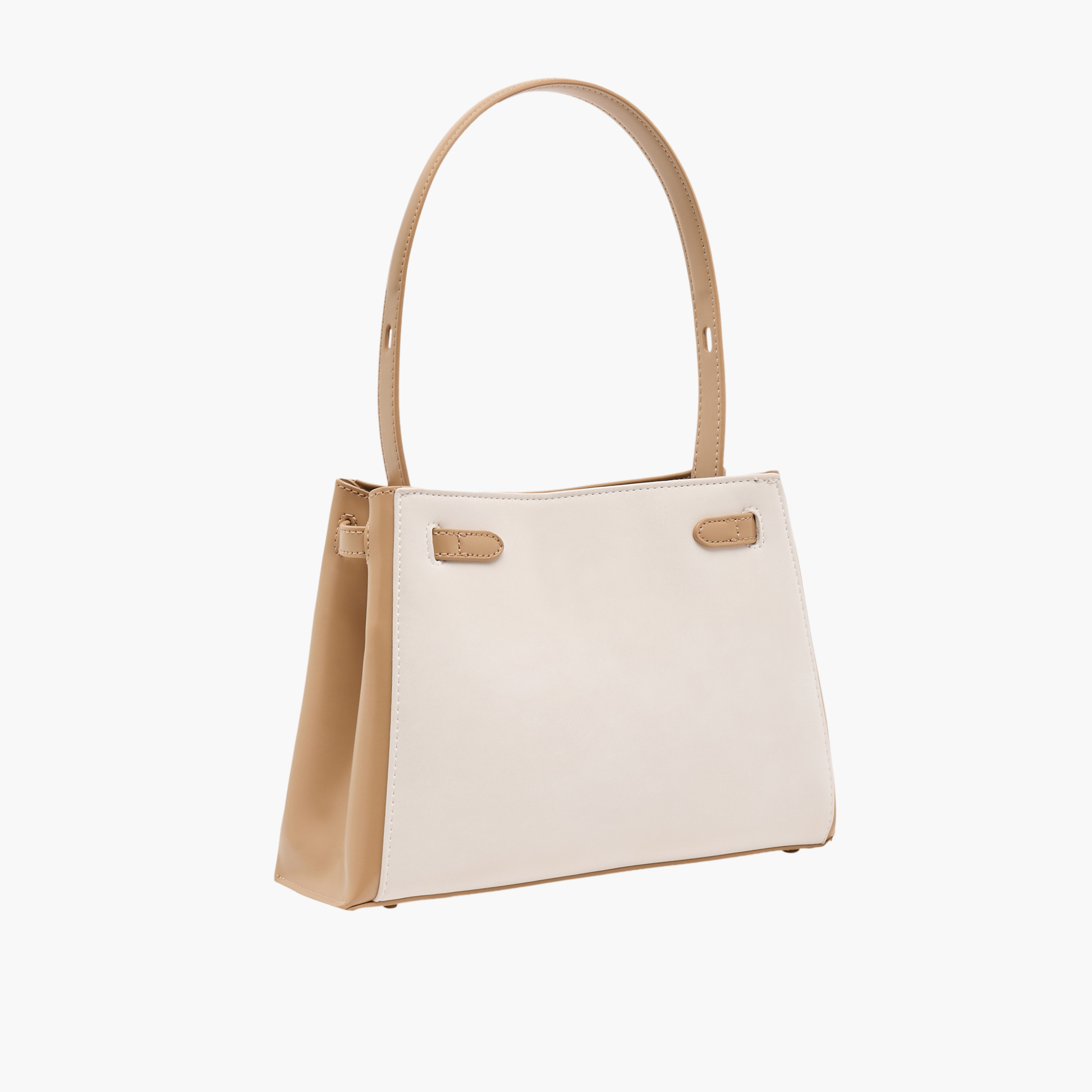 Chrisbella Textured Tote Bag with Pouch-women-bagsandwallets-handbags-image-4