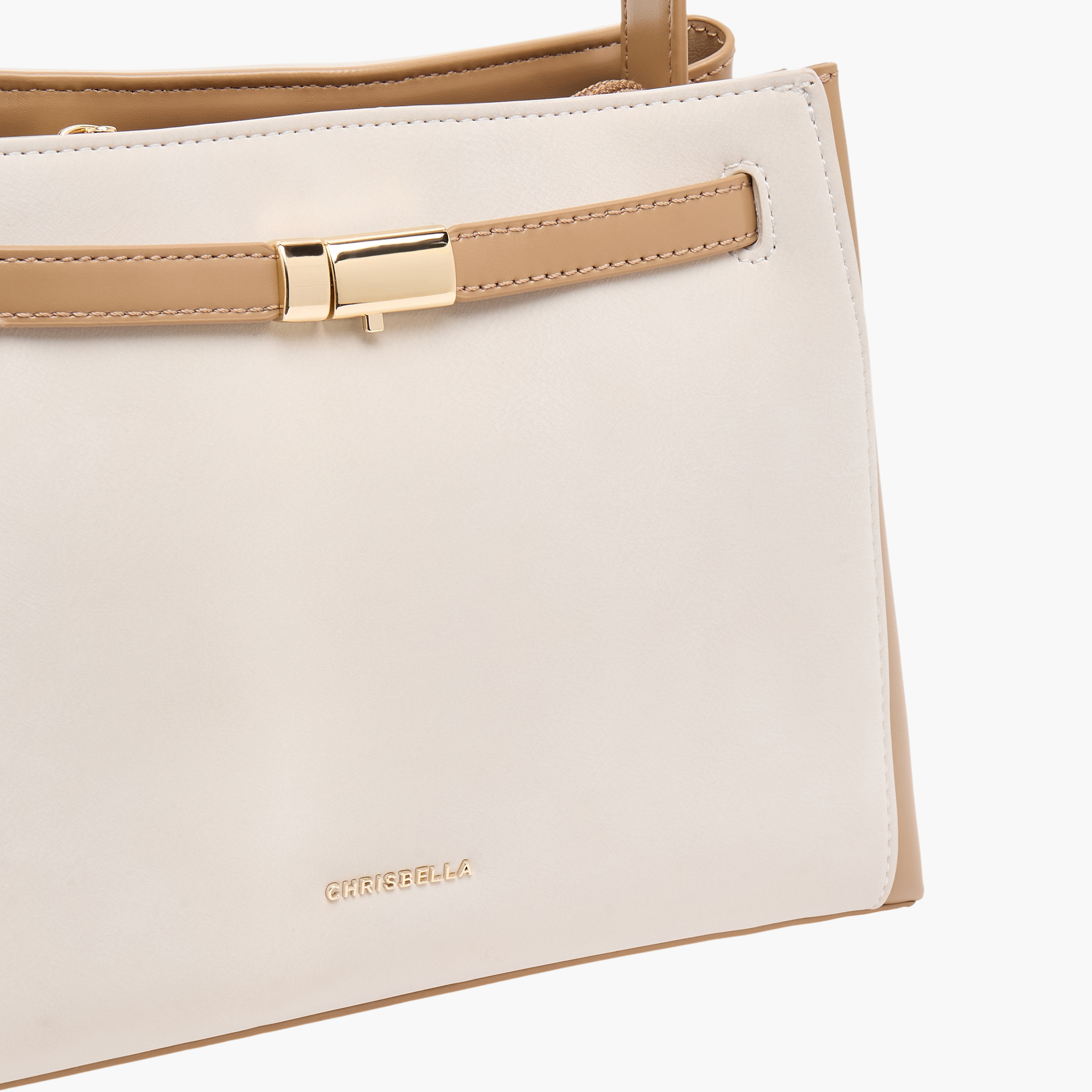 Chrisbella Textured Tote Bag with Pouch-women-bagsandwallets-handbags-image-7