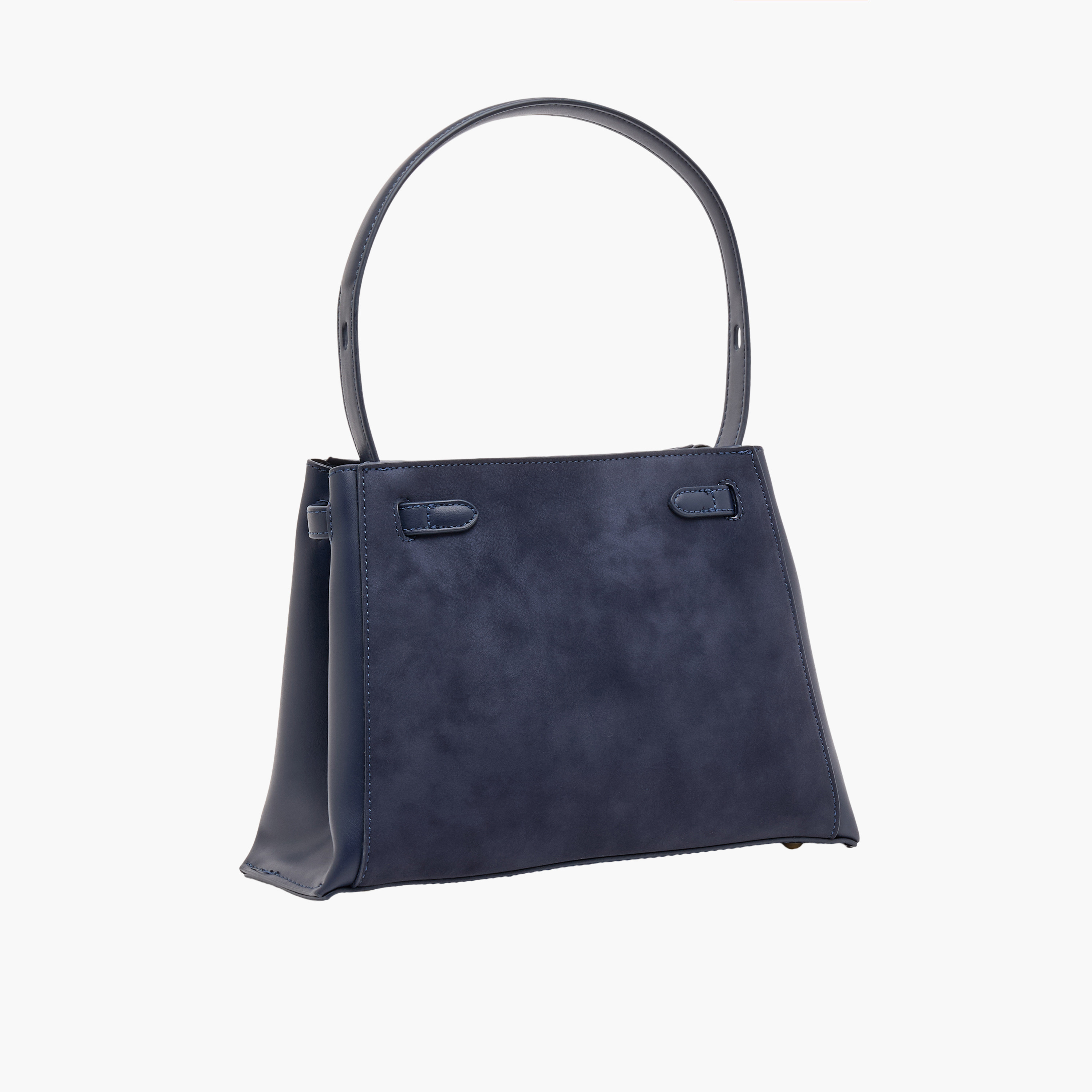 Chrisbella Textured Tote Bag with Pouch-women-bagsandwallets-handbags-image-4