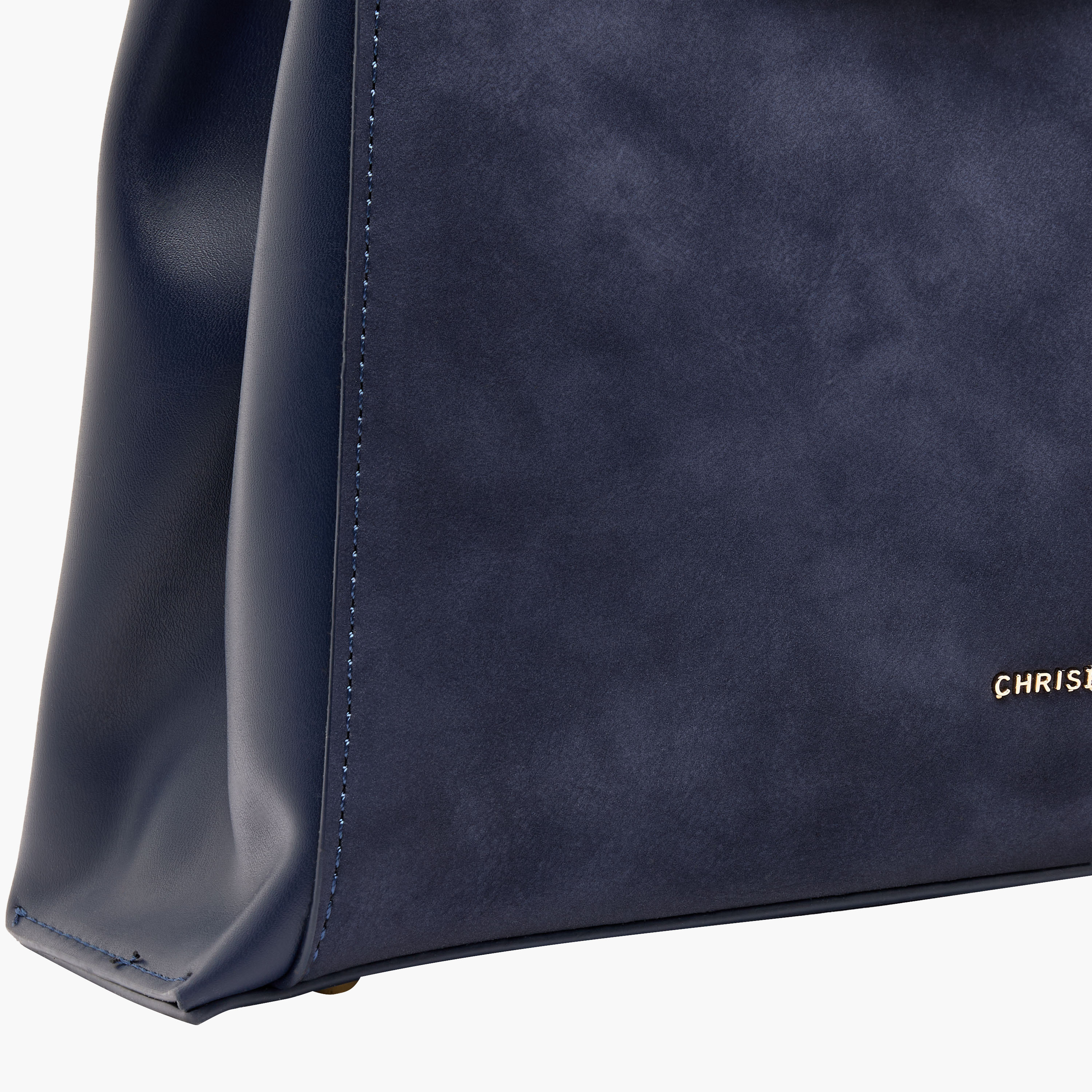 Chrisbella Textured Tote Bag with Pouch-women-bagsandwallets-handbags-image-8