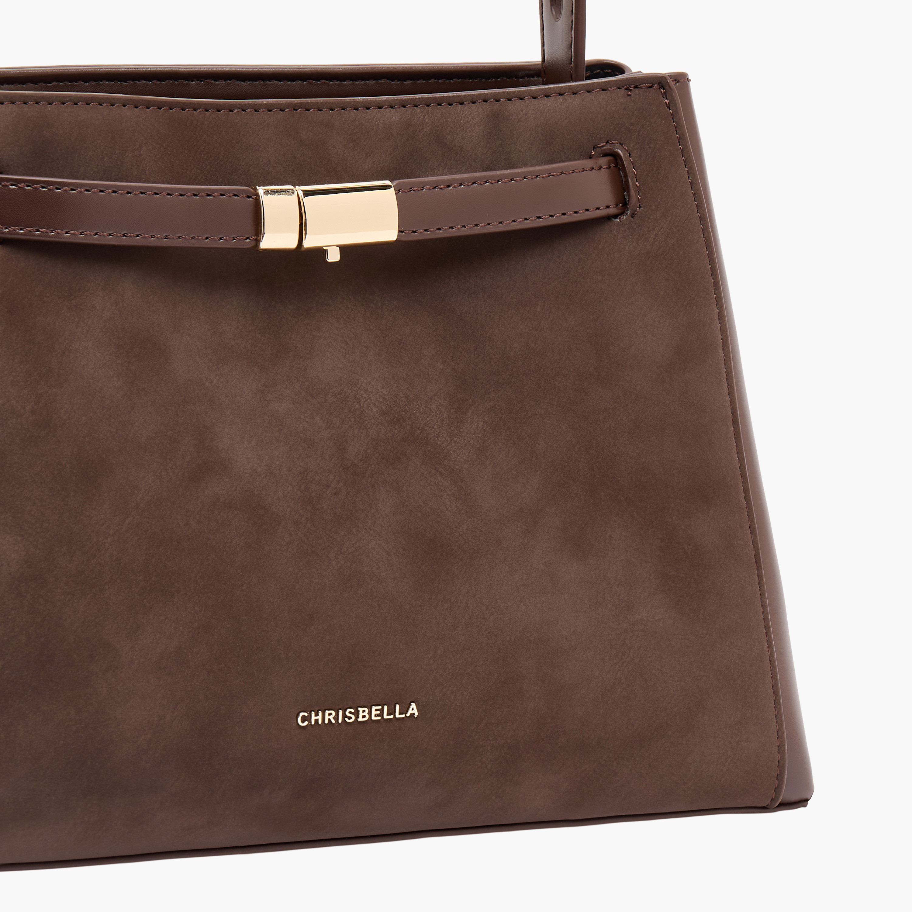 Chrisbella Textured Tote Bag with Pouch-women-bagsandwallets-handbags-image-6