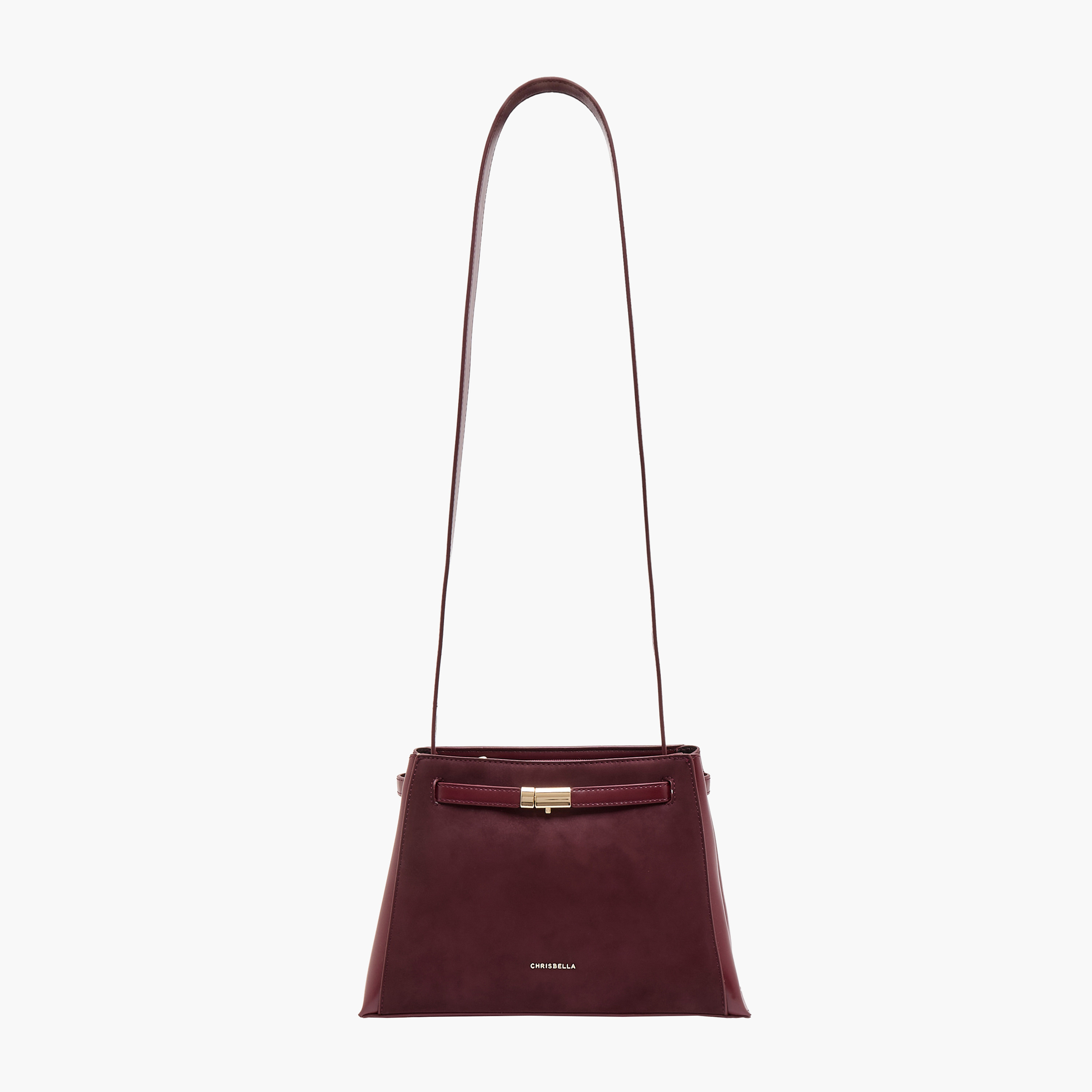 Chrisbella Textured Tote Bag with Pouch-women-bagsandwallets-handbags-image-3