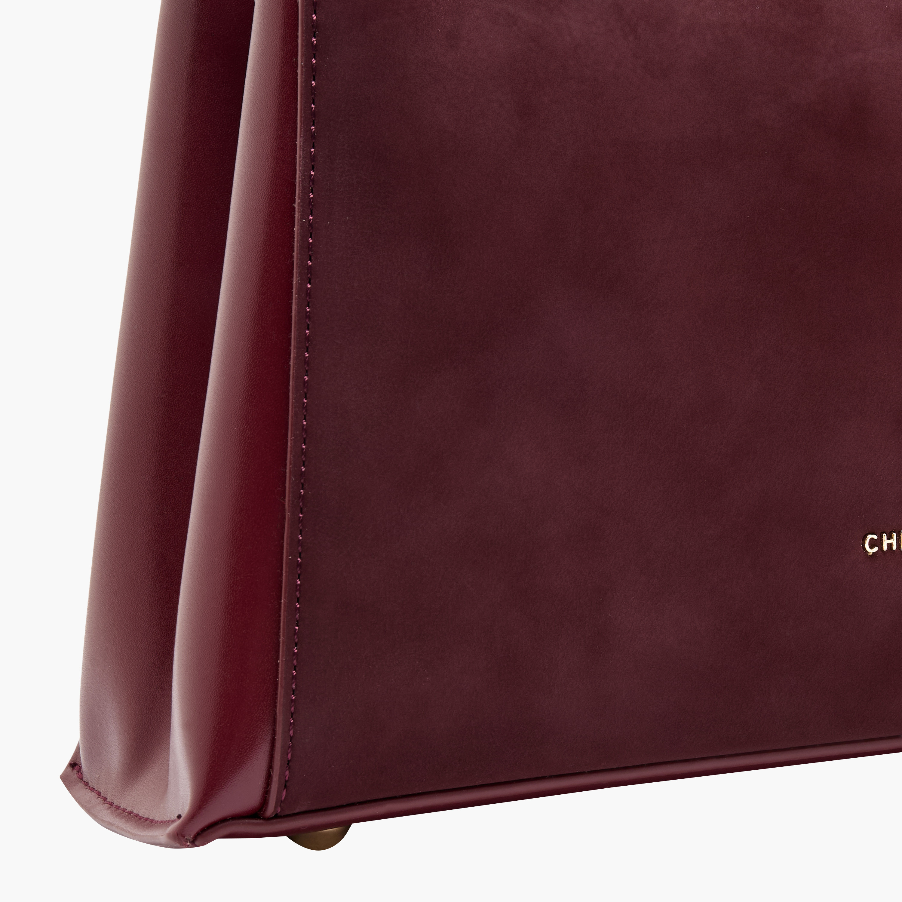Chrisbella Textured Tote Bag with Pouch-women-bagsandwallets-handbags-image-8