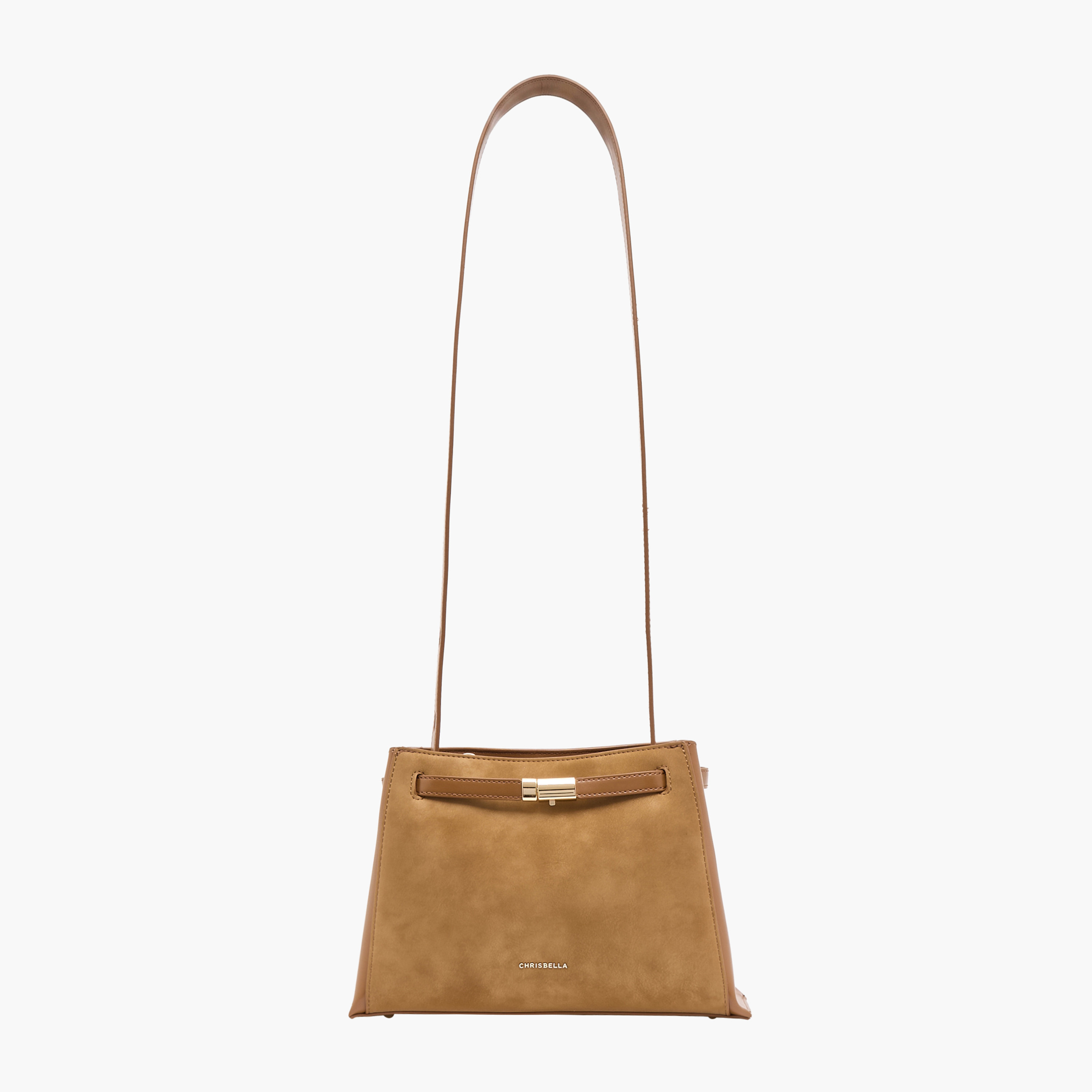 Chrisbella Textured Tote Bag with Pouch-women-bagsandwallets-handbags-image-3