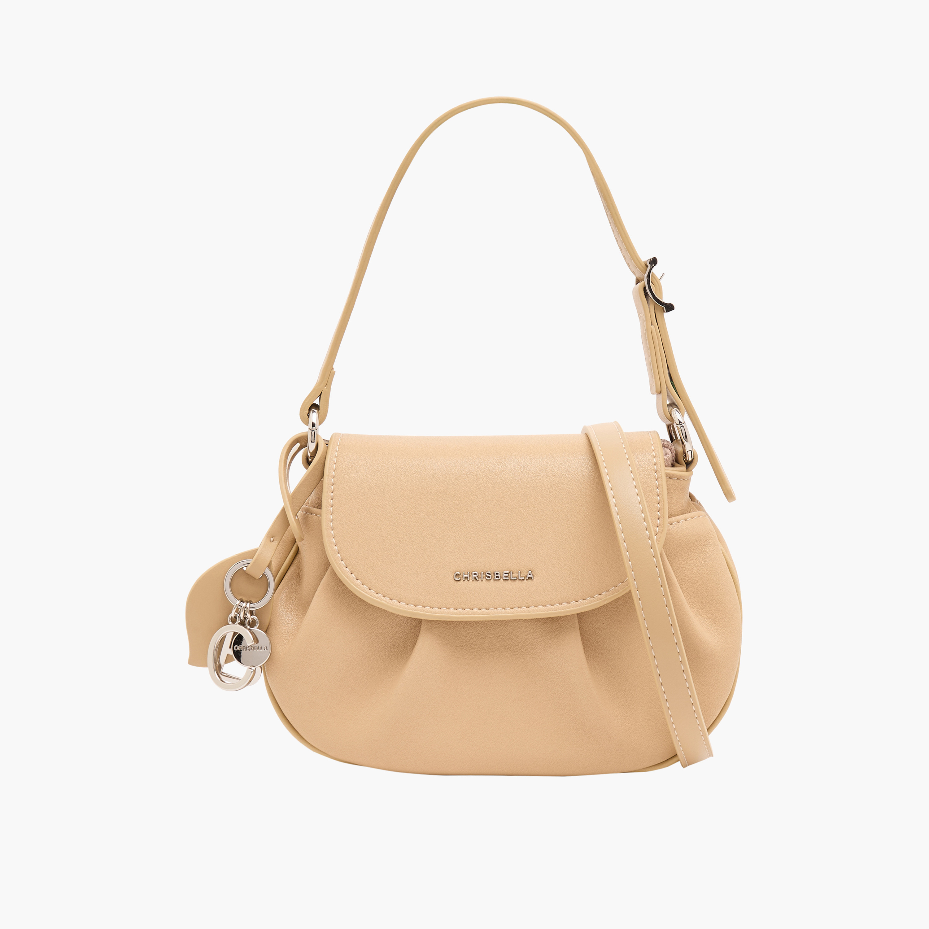 شنطة كتف بحزام قابل للتعديل وطيات من كريسبيلا-women-bagsandwallets-handbags-image-1