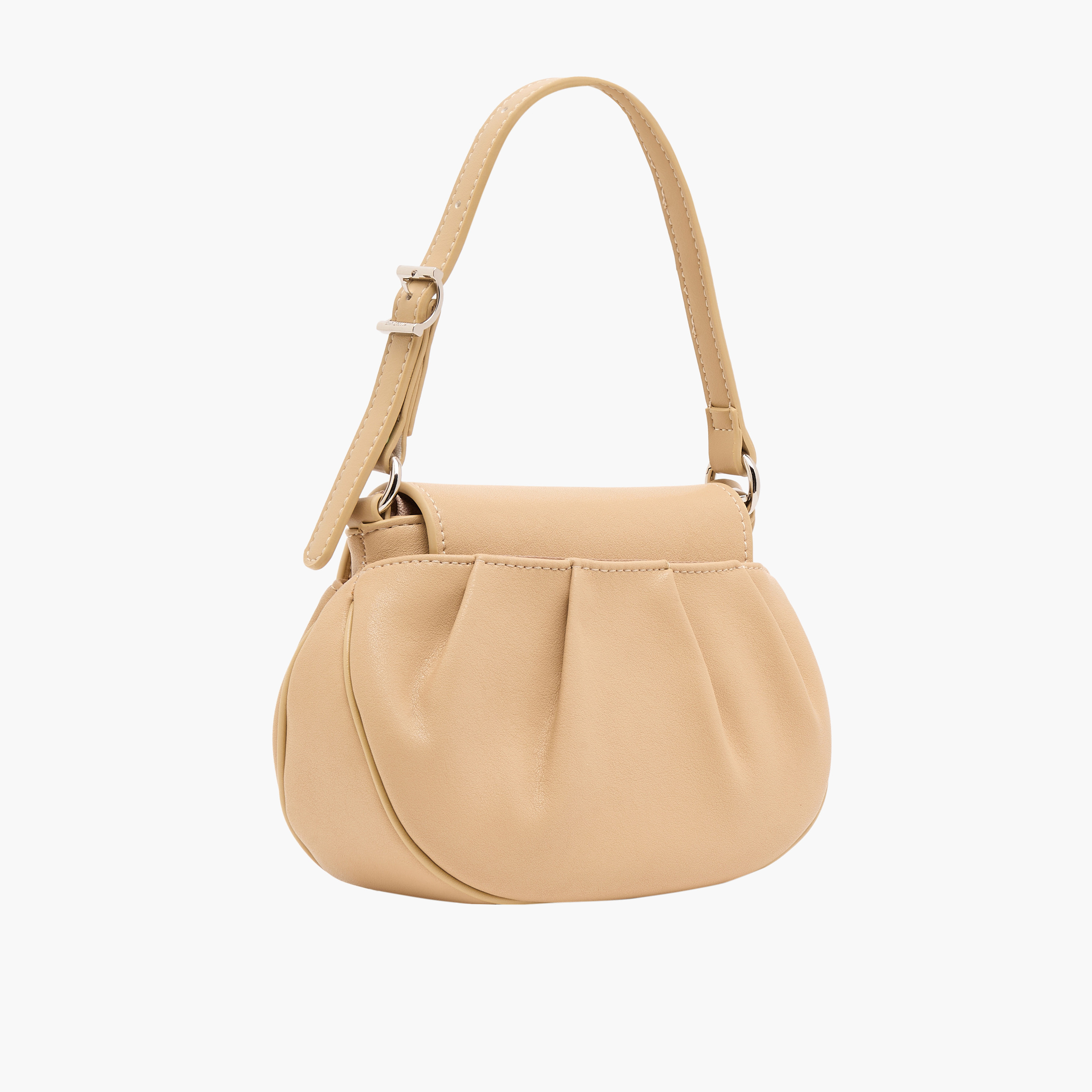 شنطة كتف بحزام قابل للتعديل وطيات من كريسبيلا-women-bagsandwallets-handbags-image-4