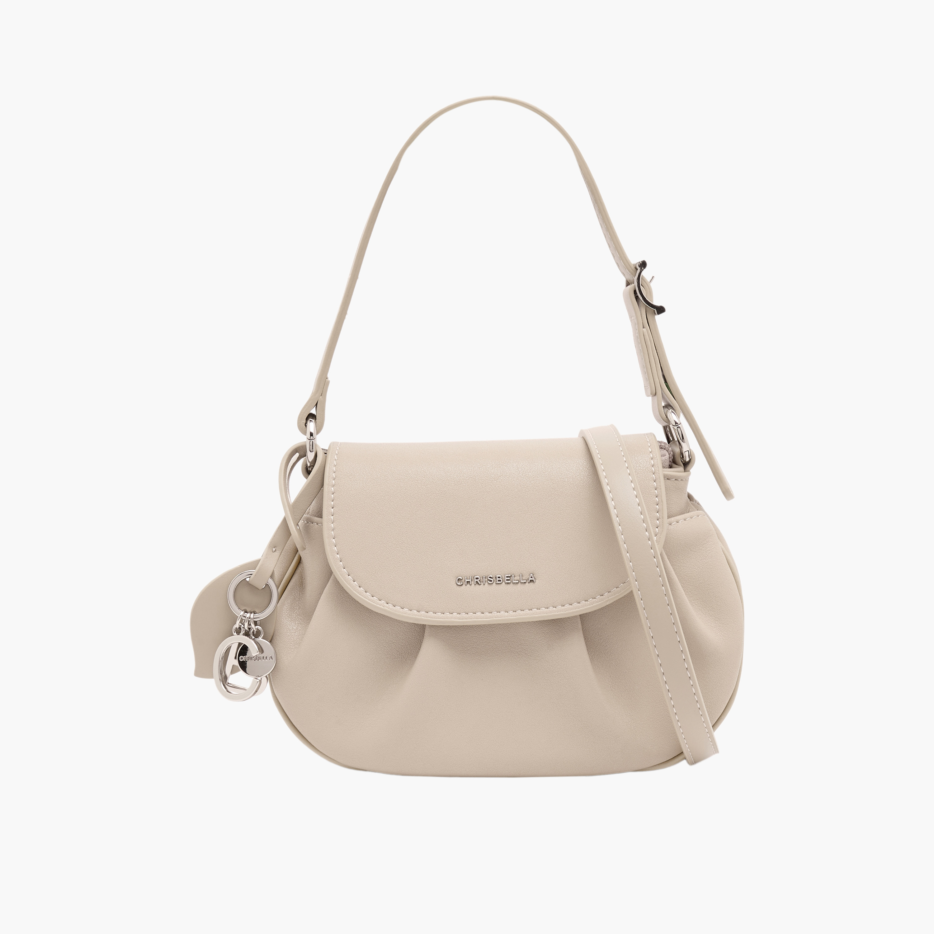 شنطة كتف بحزام قابل للتعديل وطيات من كريسبيلا-women-bagsandwallets-handbags-image-1