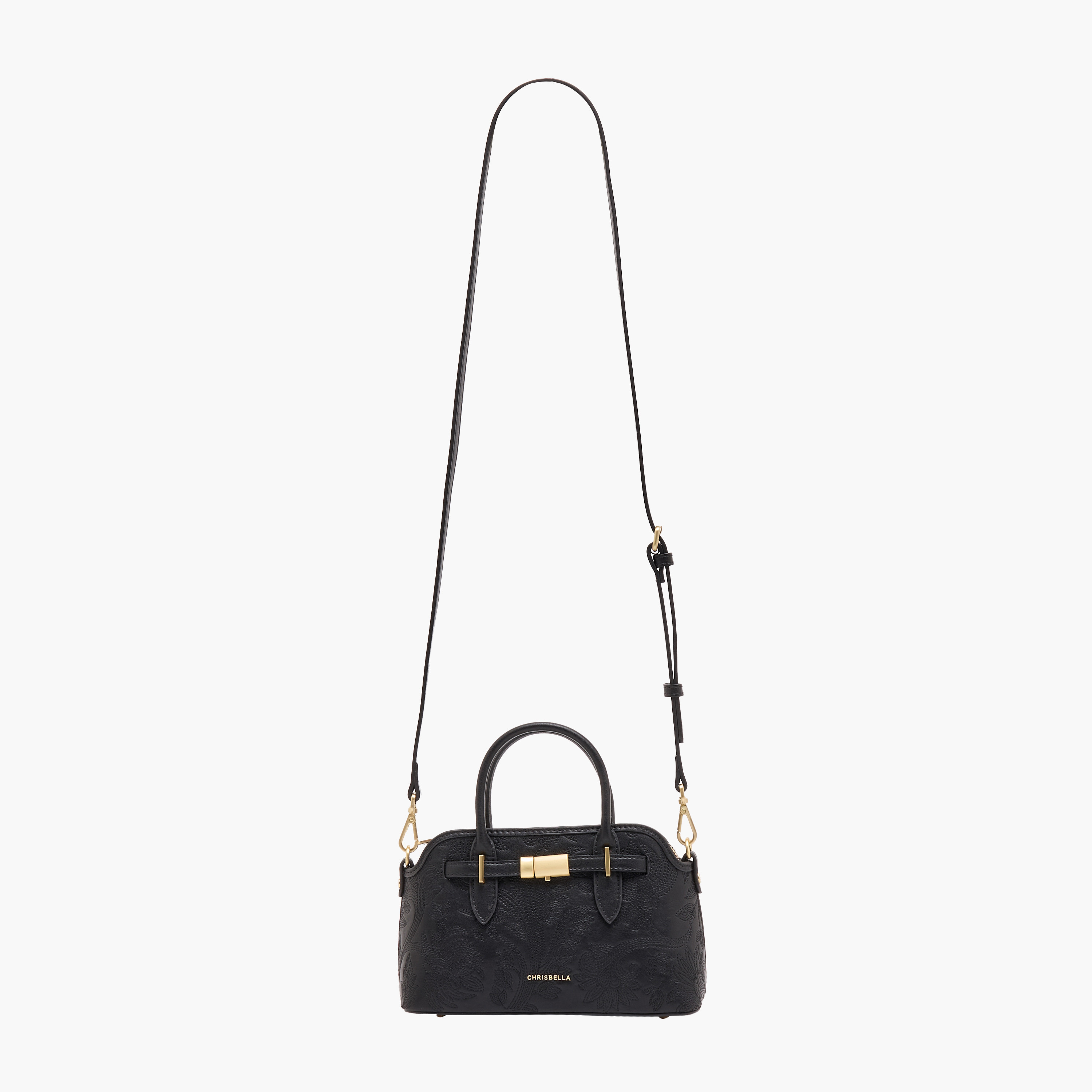 شنطة ساتشيل بارزة الملمس بحزام قابل للفصل من كريسبيلا-women-bagsandwallets-handbags-image-3