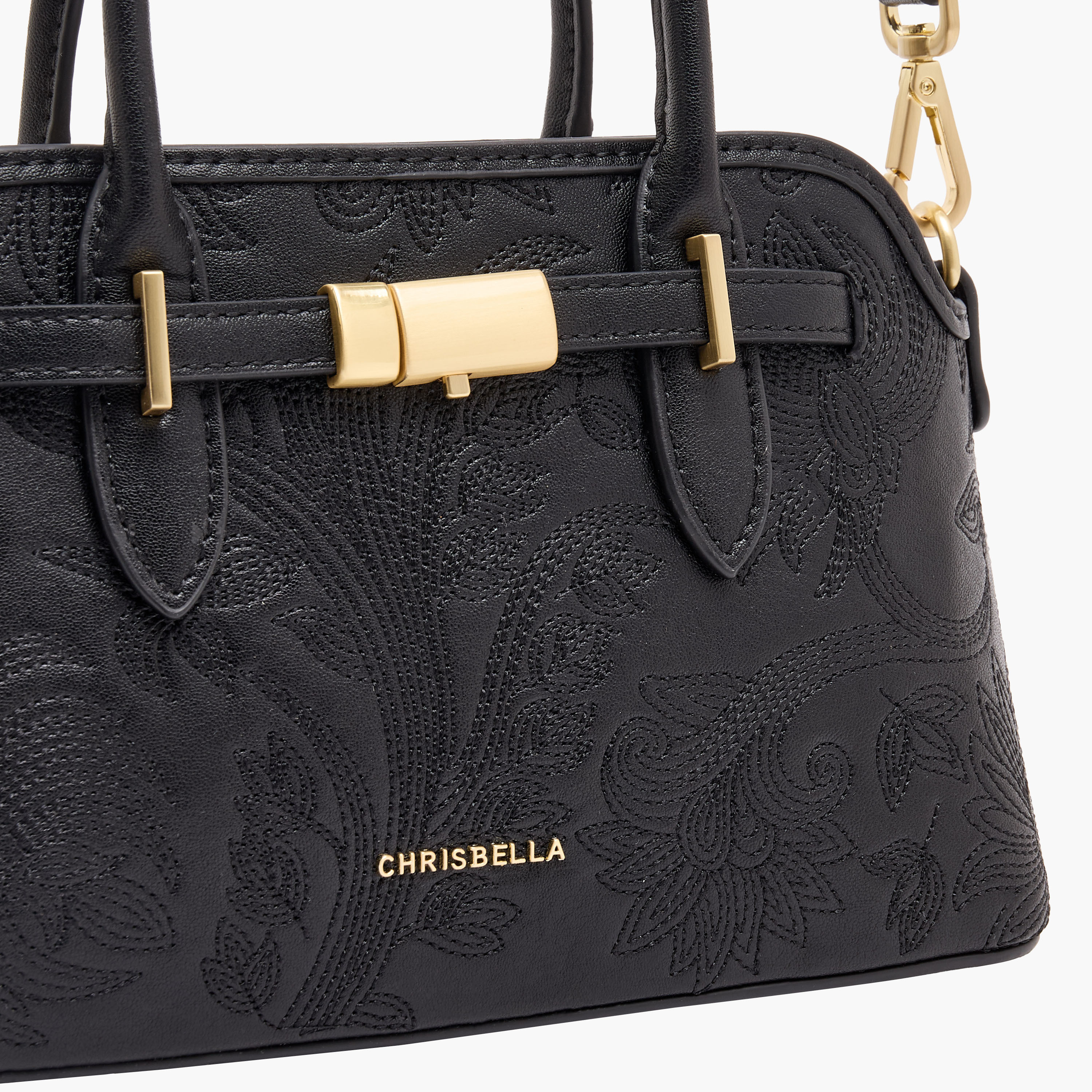 شنطة ساتشيل بارزة الملمس بحزام قابل للفصل من كريسبيلا-women-bagsandwallets-handbags-image-5