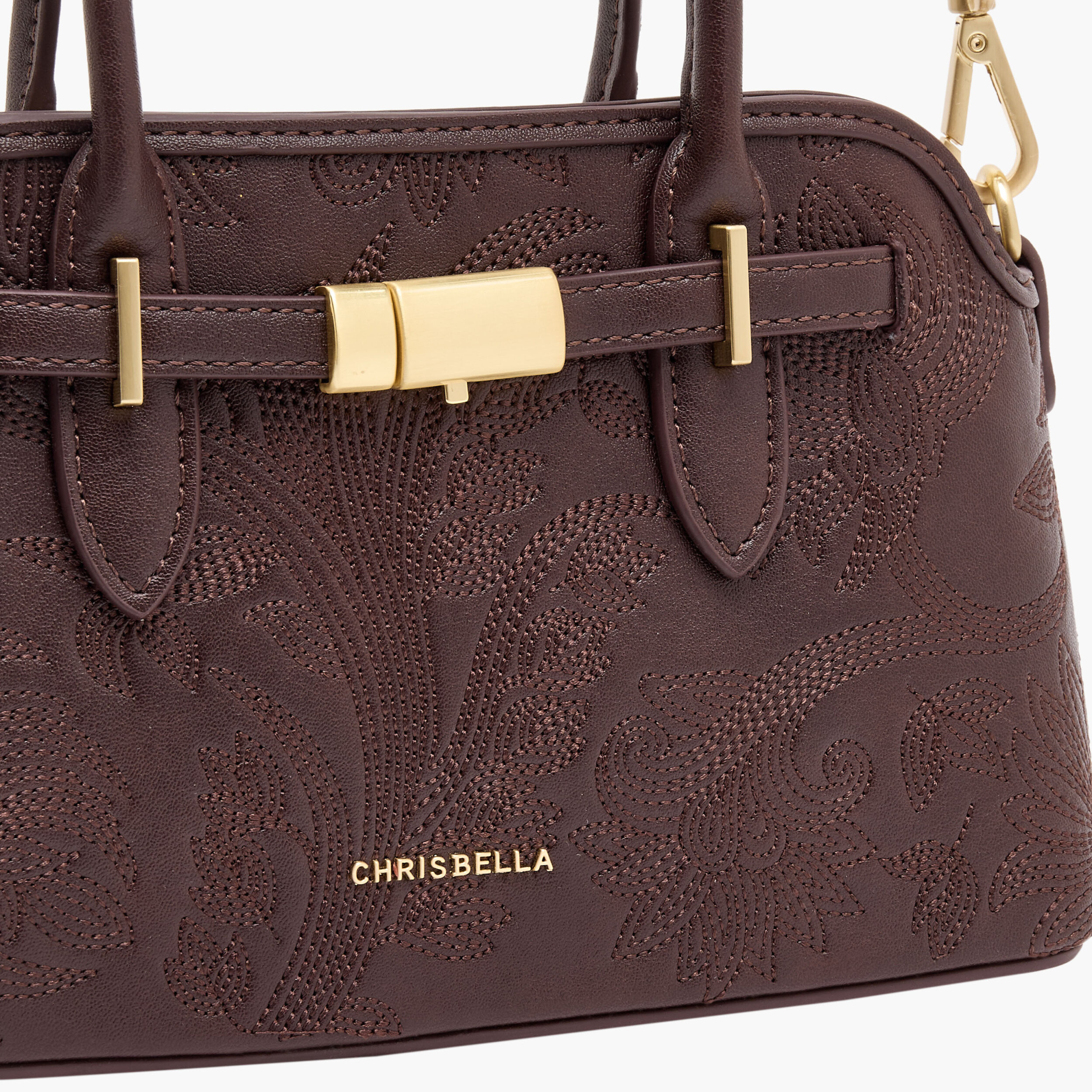 شنطة ساتشيل بارزة الملمس بحزام قابل للفصل من كريسبيلا-women-bagsandwallets-handbags-image-5