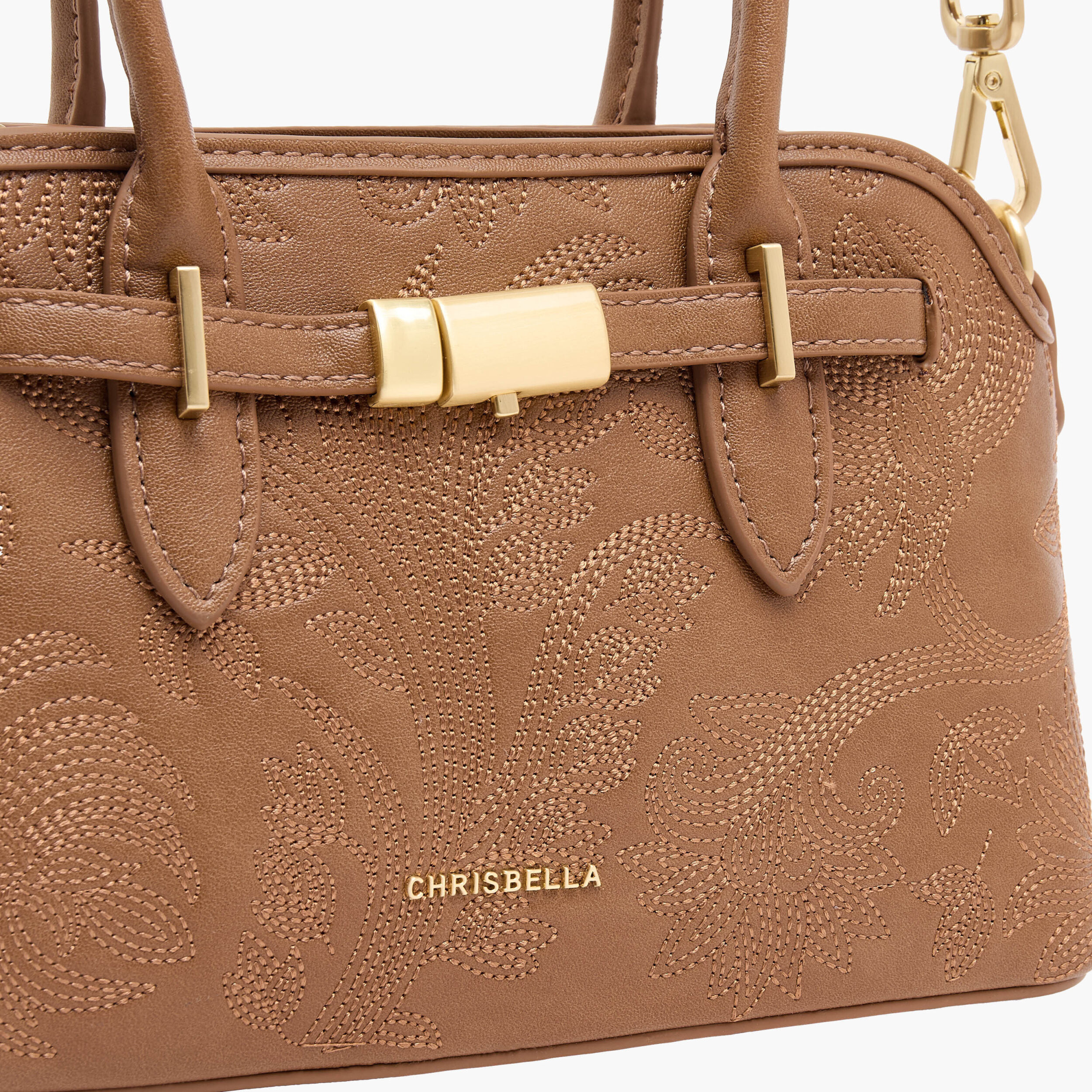 شنطة ساتشيل بارزة الملمس بحزام قابل للفصل من كريسبيلا-women-bagsandwallets-handbags-image-5