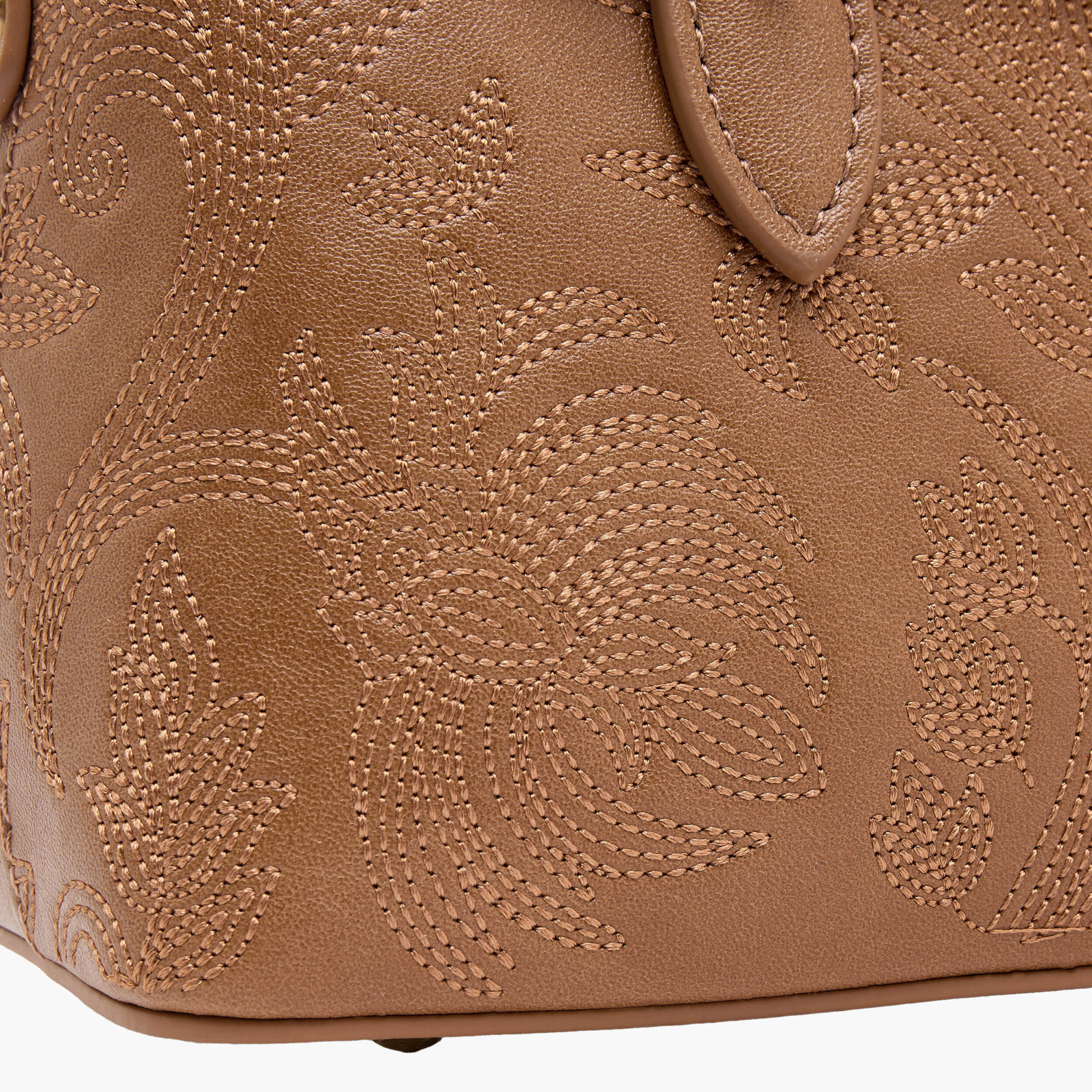 شنطة ساتشيل بارزة الملمس بحزام قابل للفصل من كريسبيلا-women-bagsandwallets-handbags-image-6