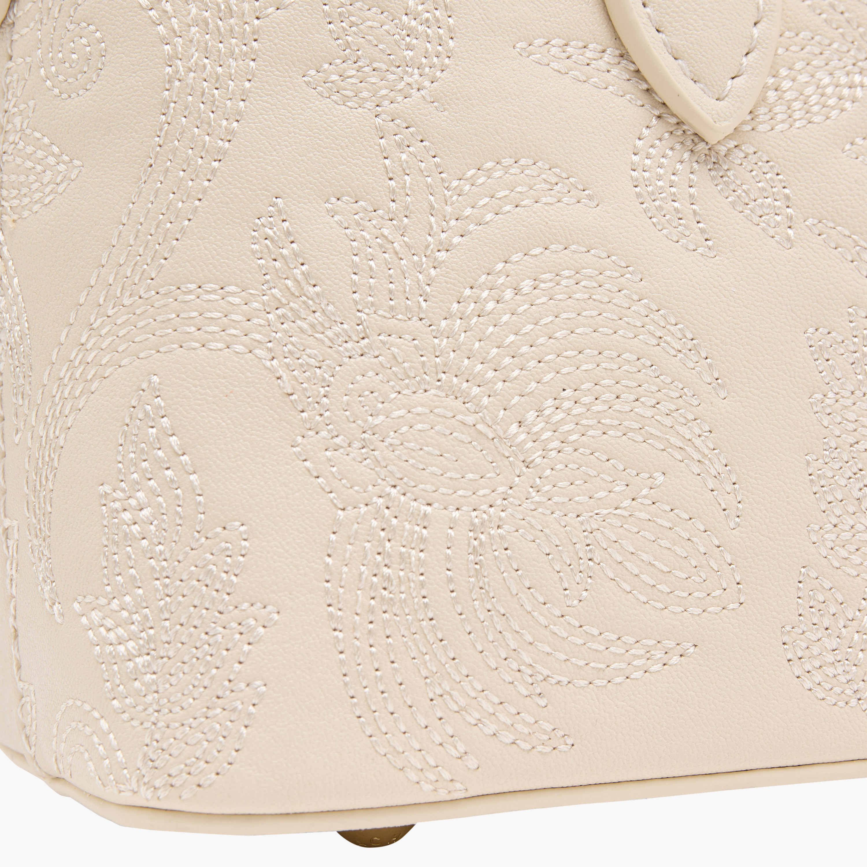 Chrisbella Textured Satchel Bag with Detachable Strap-women-bagsandwallets-handbags-image-6