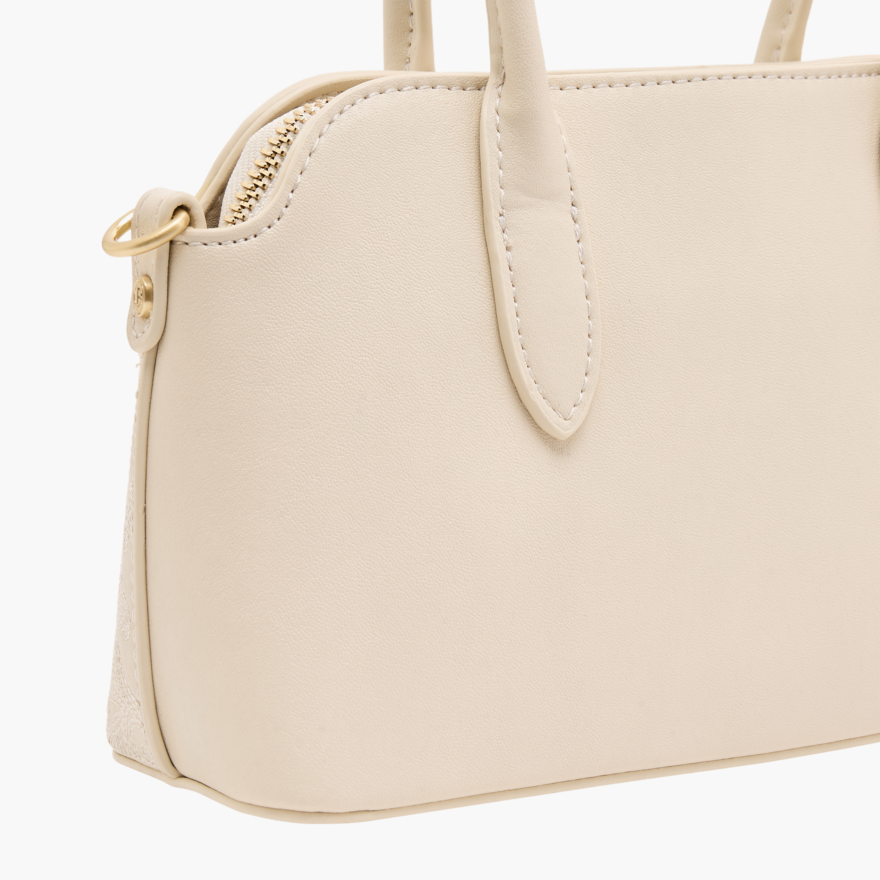 Chrisbella Textured Satchel Bag with Detachable Strap-women-bagsandwallets-handbags-image-7