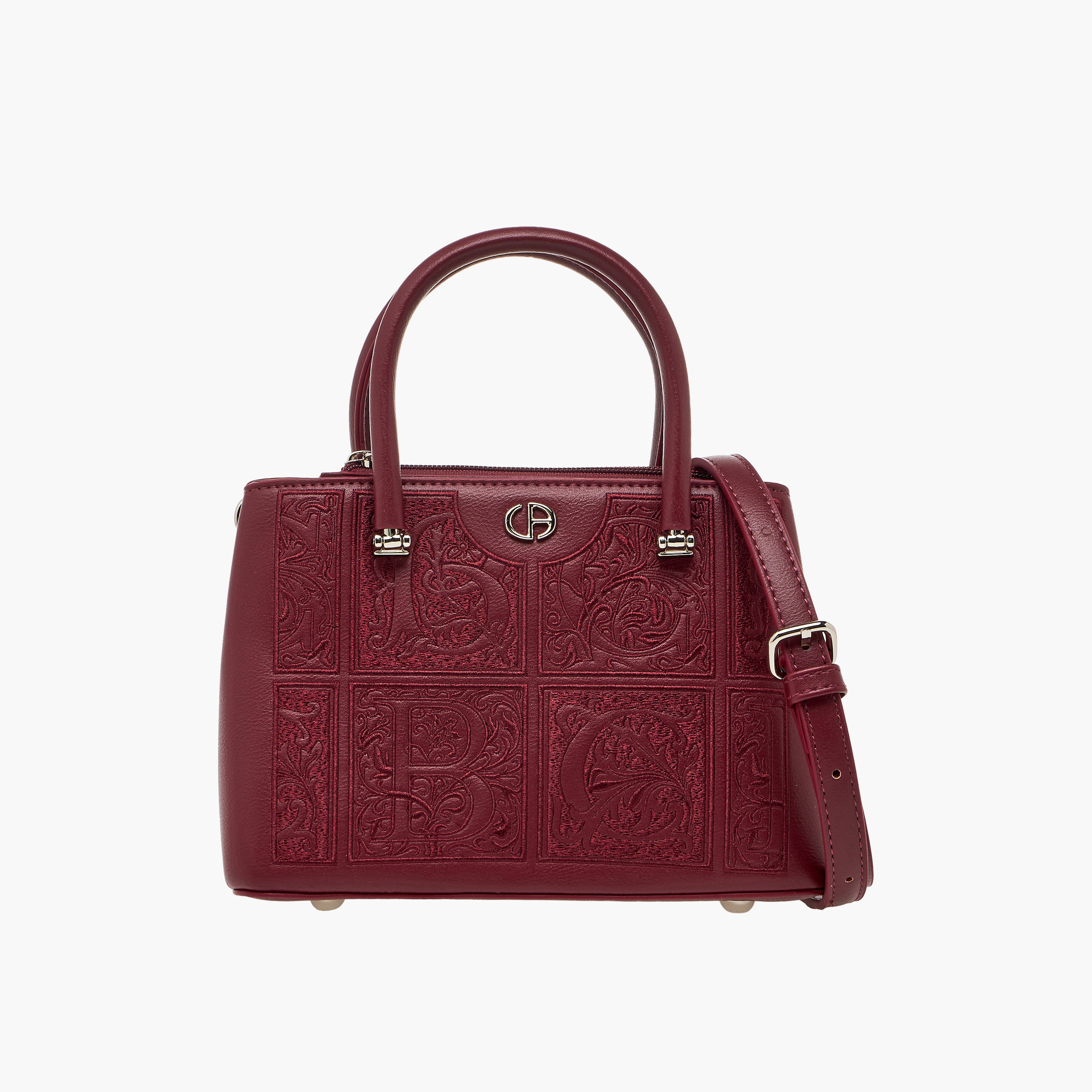 Chrisbella Embroidered Tote Bag with Detachable Bag-women-bagsandwallets-handbags-image-1