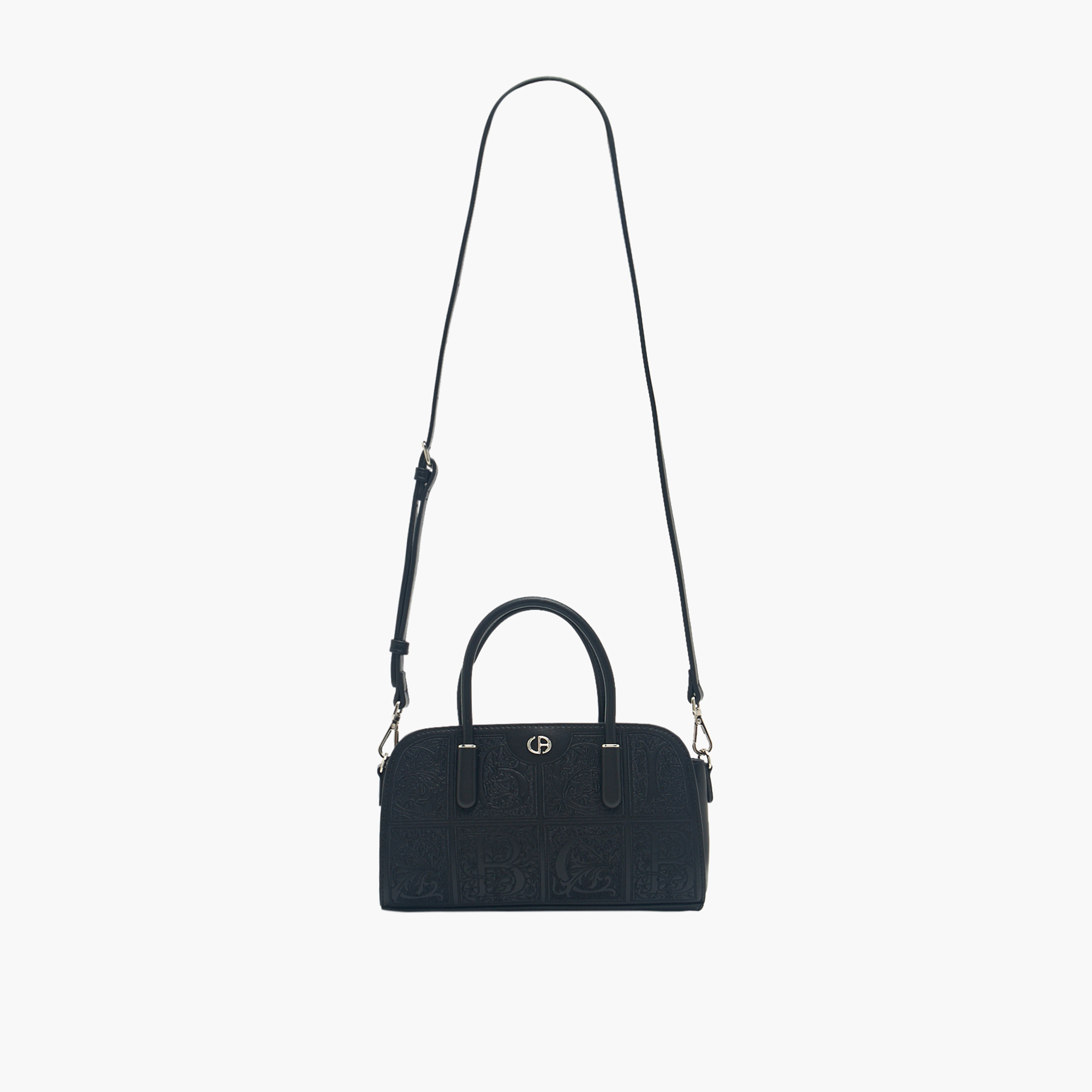 Chrisbella Embossed Tote Bag with Detachable Strap-women-bagsandwallets-handbags-image-3