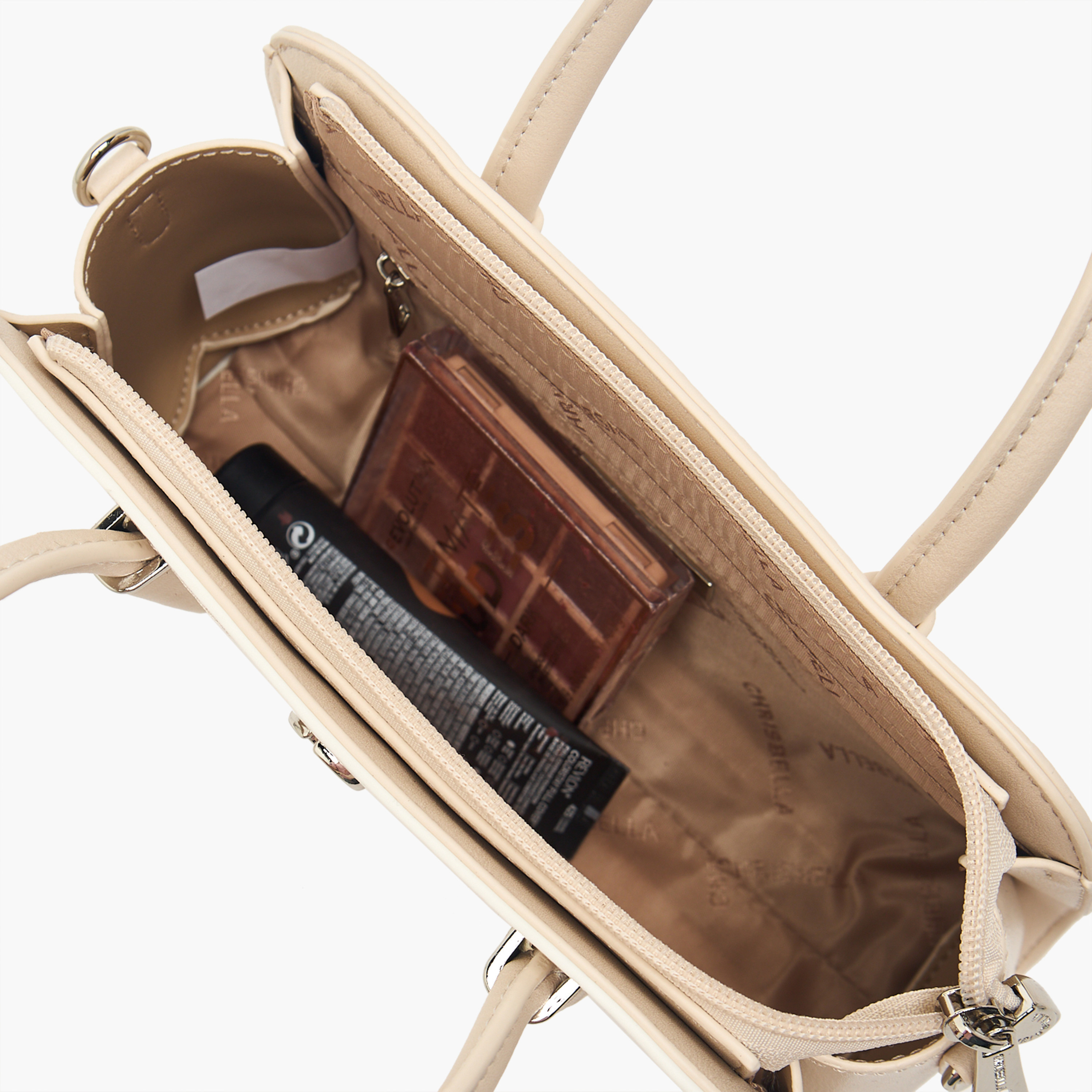 شنطة توتي منقوشة بحزام قابل للفصل من كريسبيلا-women-bagsandwallets-handbags-image-10