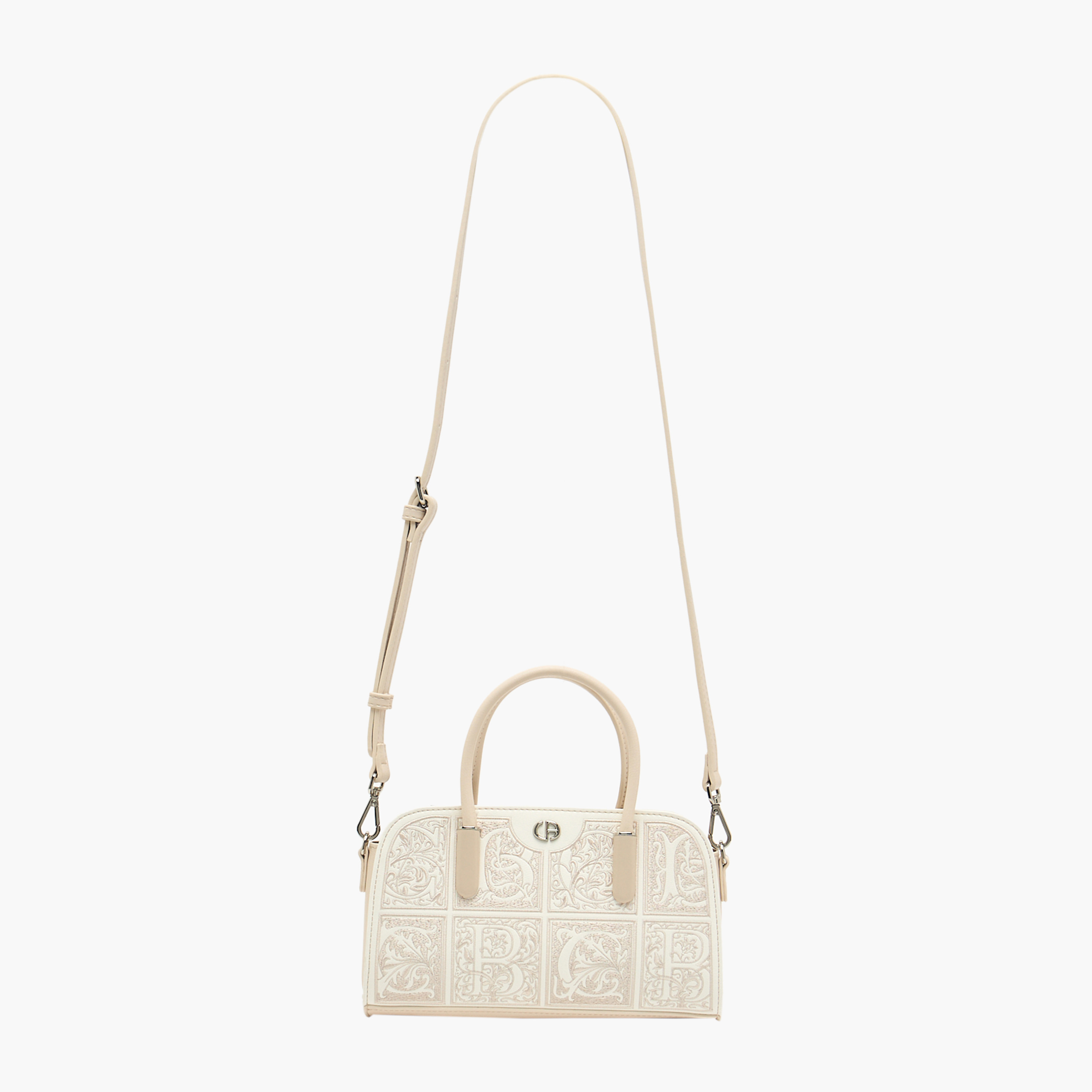 شنطة توتي منقوشة بحزام قابل للفصل من كريسبيلا-women-bagsandwallets-handbags-image-3