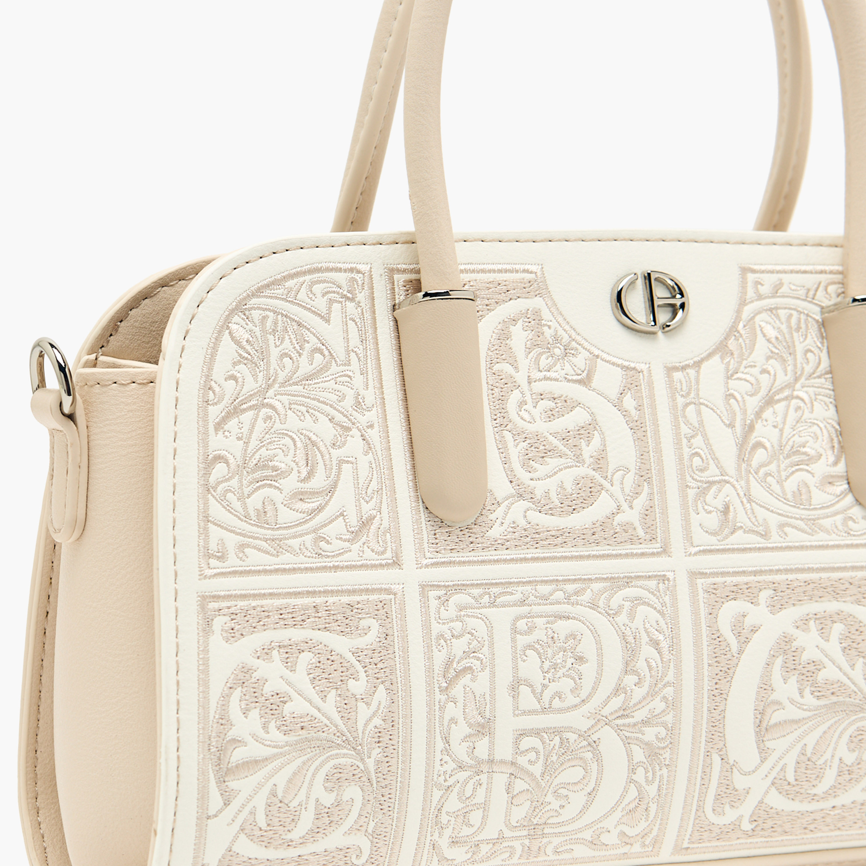 شنطة توتي منقوشة بحزام قابل للفصل من كريسبيلا-women-bagsandwallets-handbags-image-5