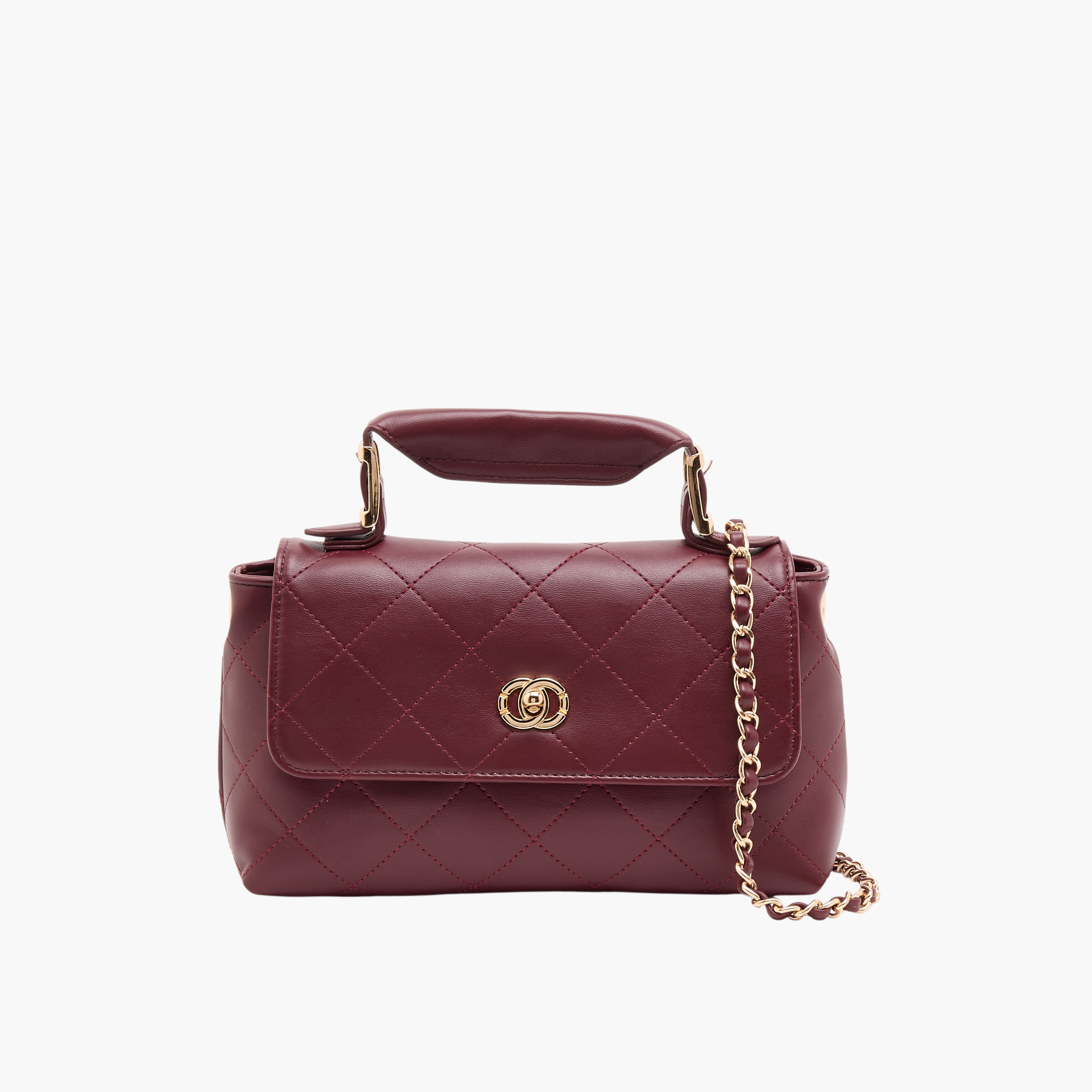 شنطة كروس بودي مبطنة مع حزام سلسلة من كريسبيلا-women-bagsandwallets-handbags-image-9