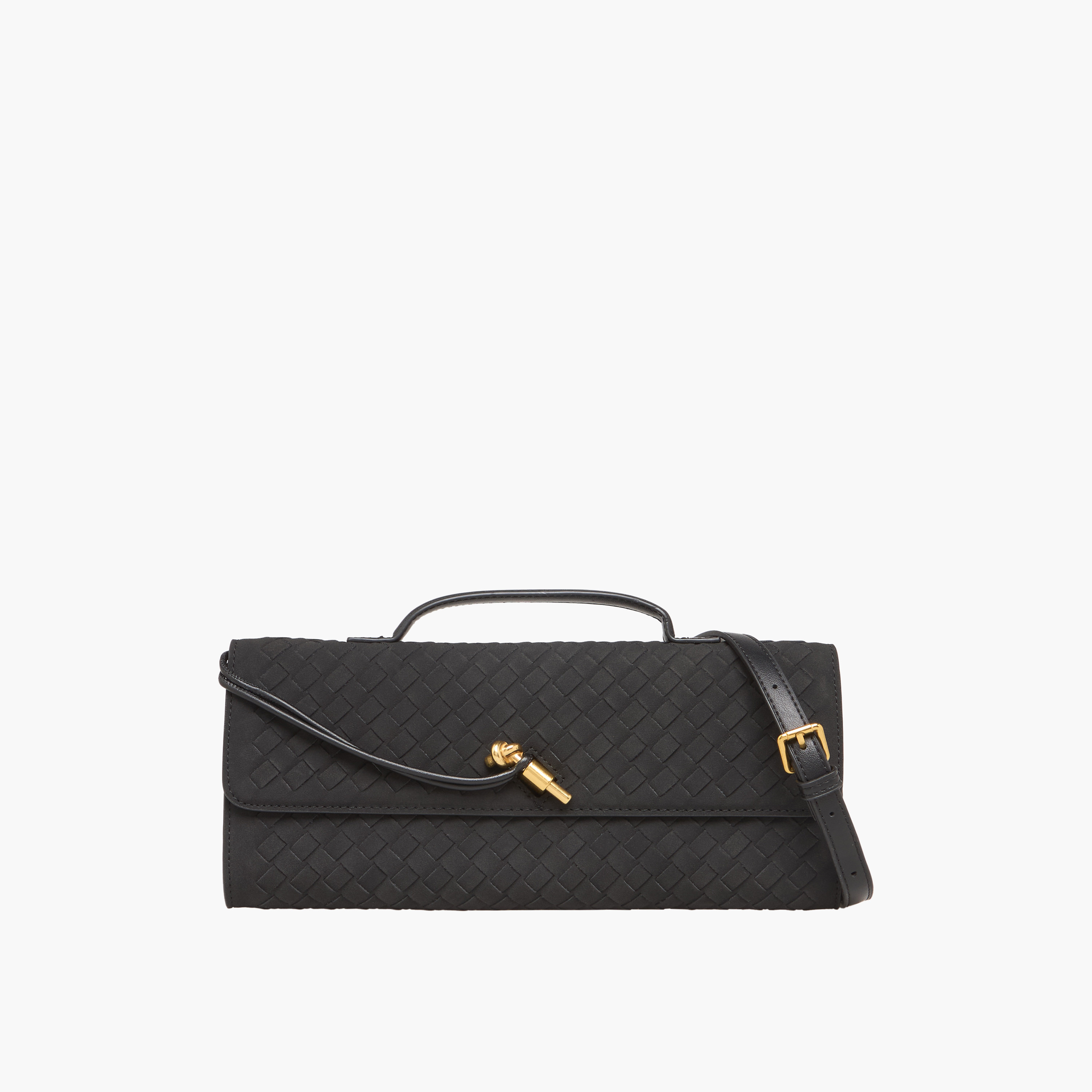 شنطة كلاتش منسوجة بحزام كتف قابل للفصل من كريسبيلا-women-bagsandwallets-handbags-image-1