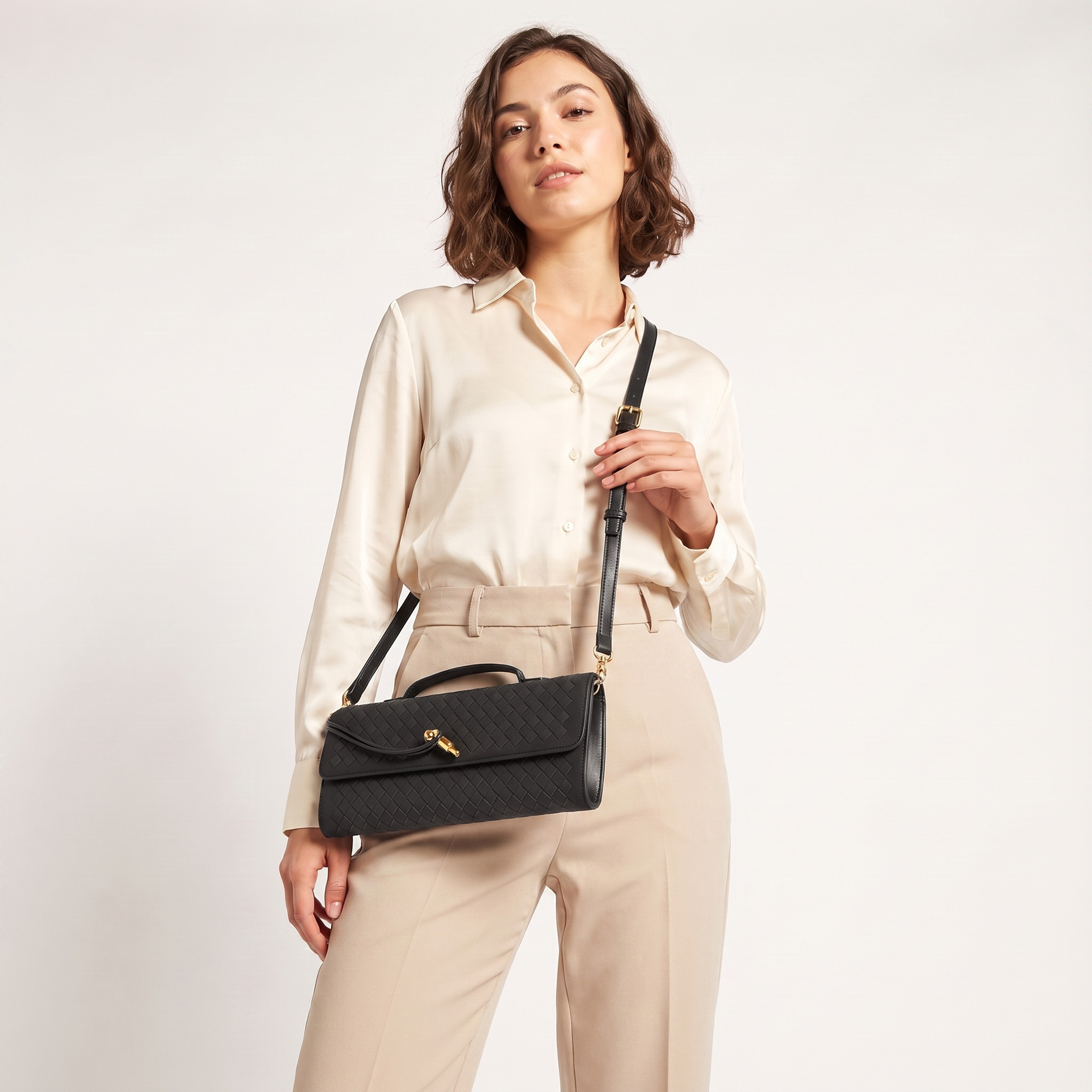 شنطة كلاتش منسوجة بحزام كتف قابل للفصل من كريسبيلا-women-bagsandwallets-handbags-image-22
