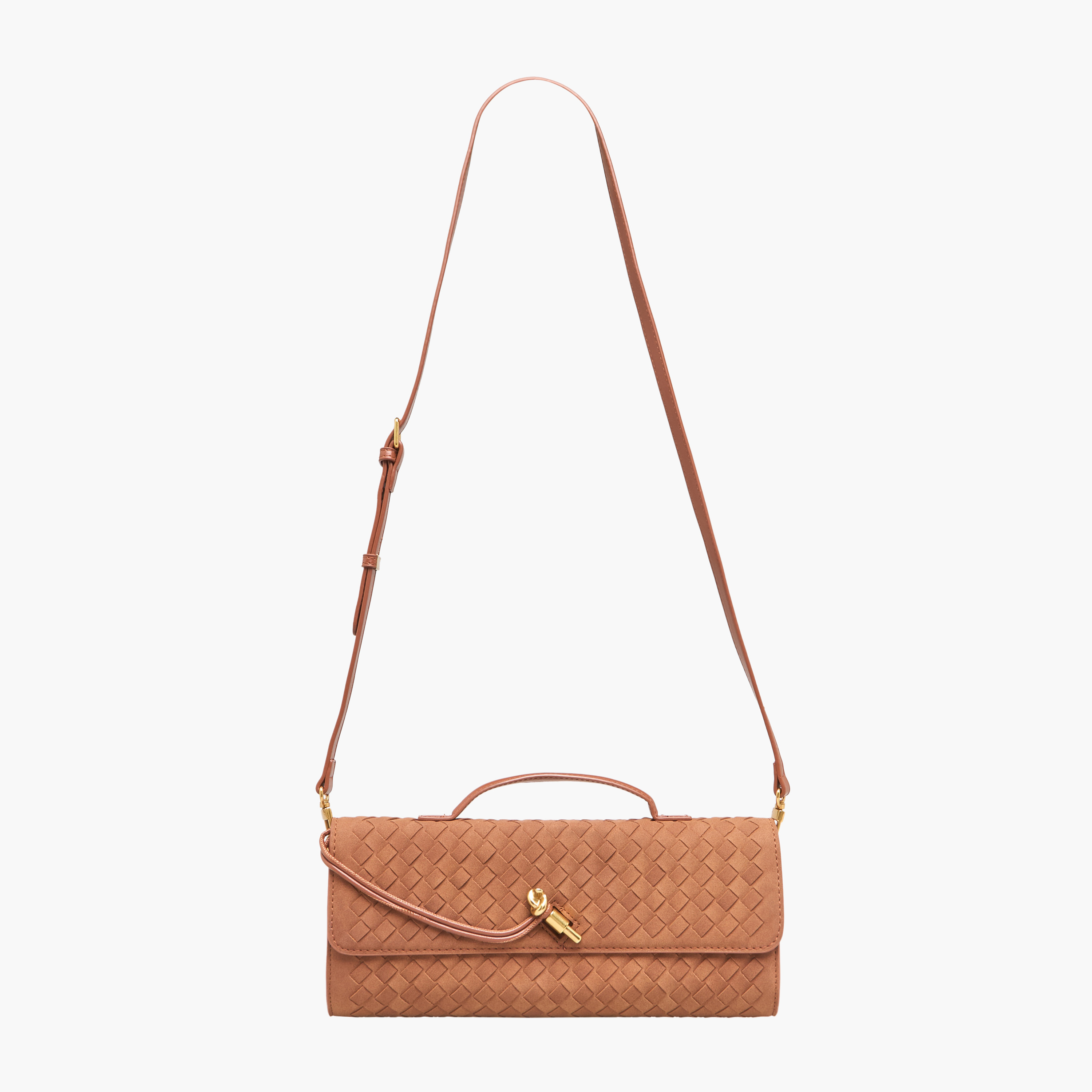شنطة كلاتش منسوجة بحزام كتف قابل للفصل من كريسبيلا-women-bagsandwallets-handbags-image-9