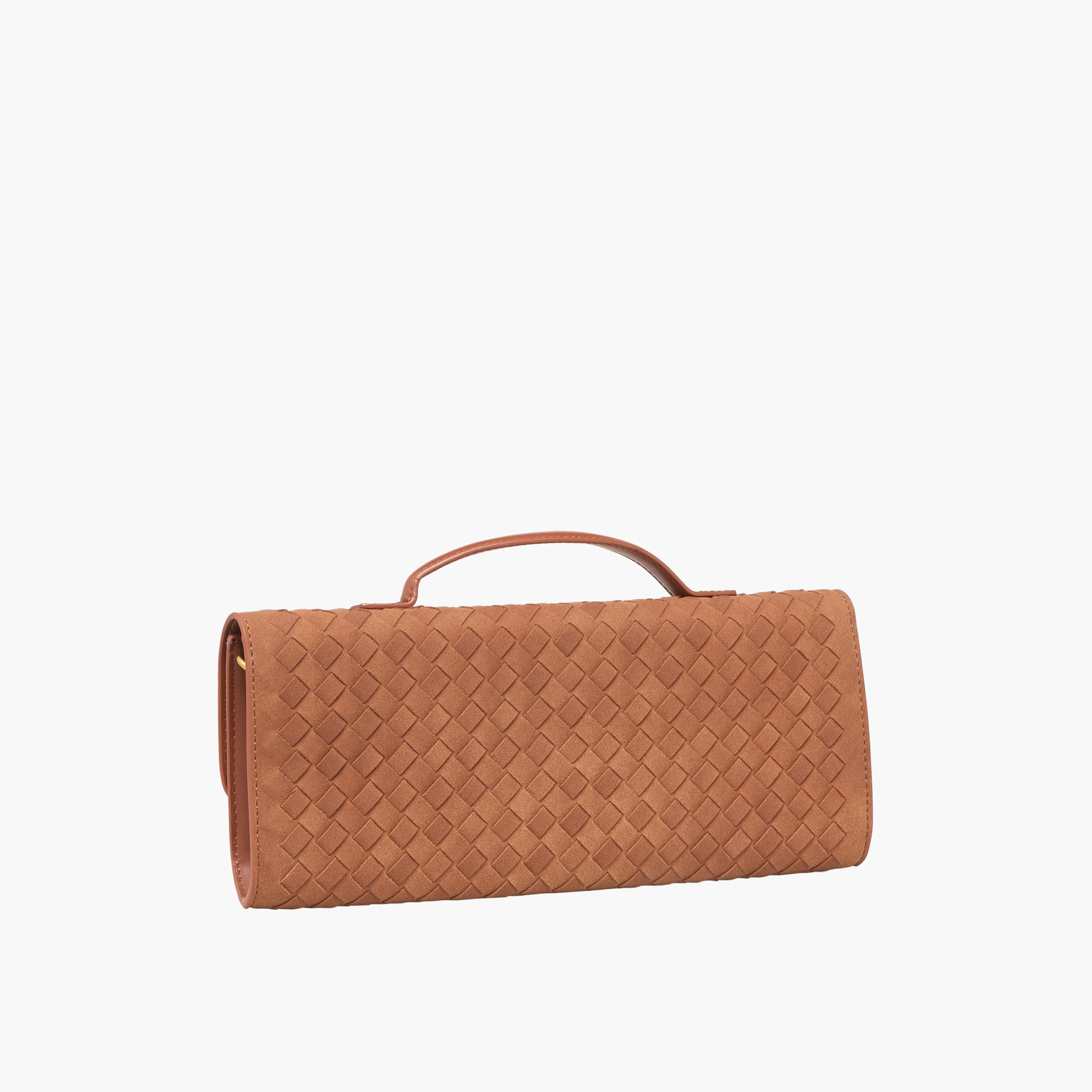 شنطة كلاتش منسوجة بحزام كتف قابل للفصل من كريسبيلا-women-bagsandwallets-handbags-image-4