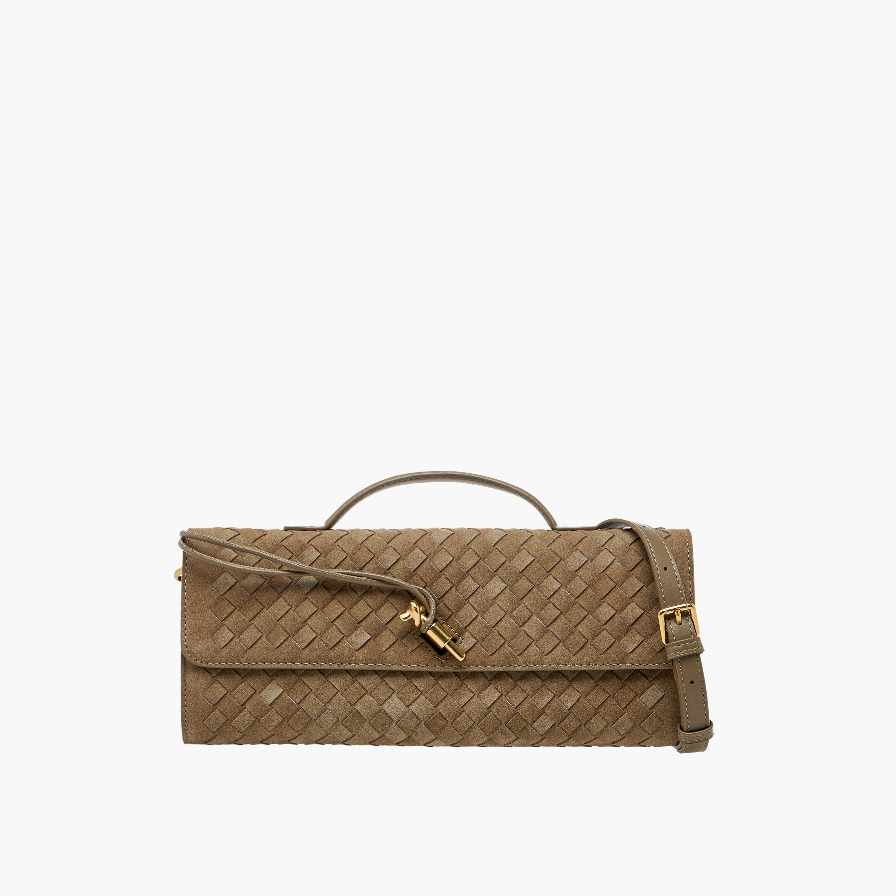 شنطة كلاتش منسوجة بحزام كتف قابل للفصل من كريسبيلا-women-bagsandwallets-handbags-image-1