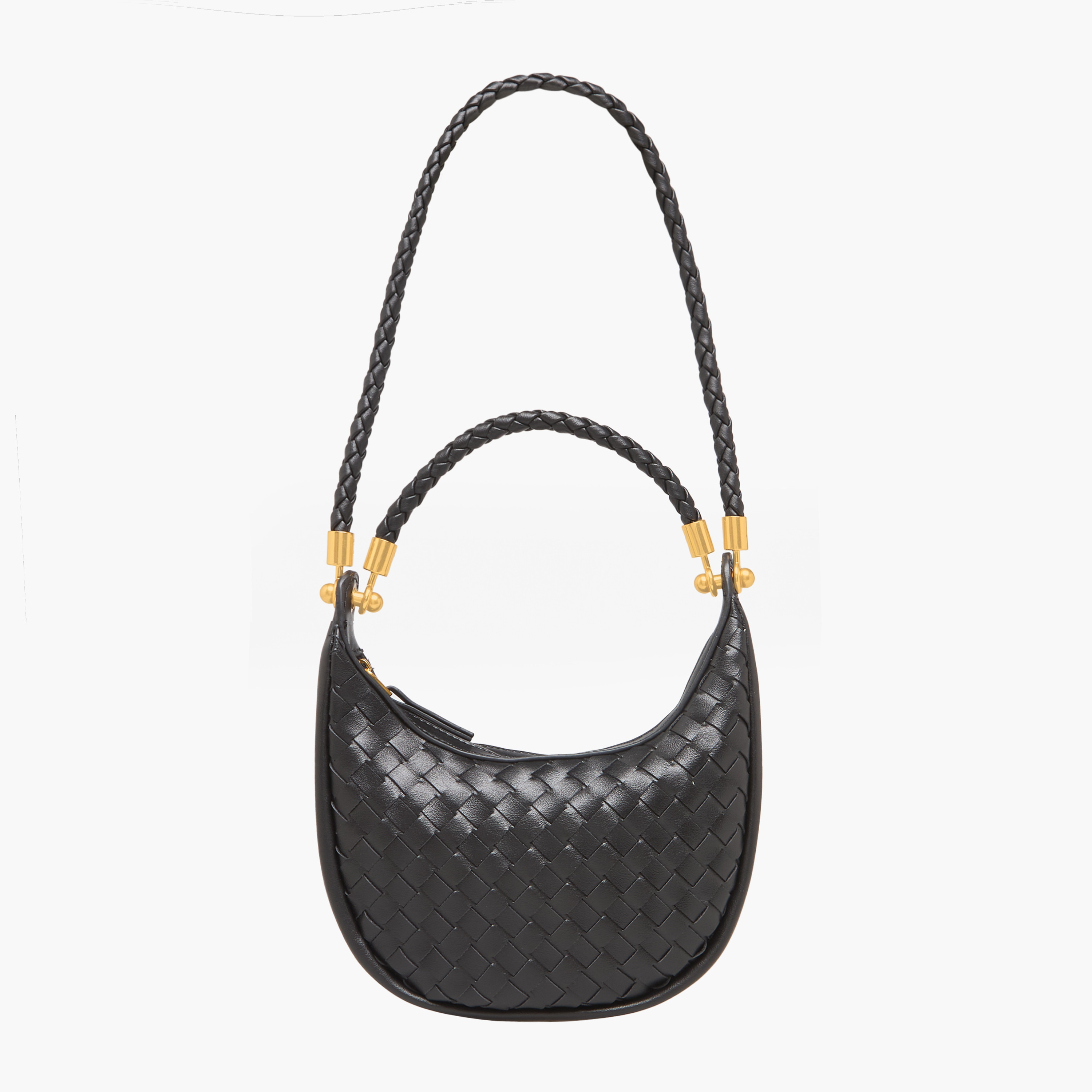 شنطة كتف منسوجة بمقابض مجدولة من كريسبيلا-women-bagsandwallets-handbags-image-1