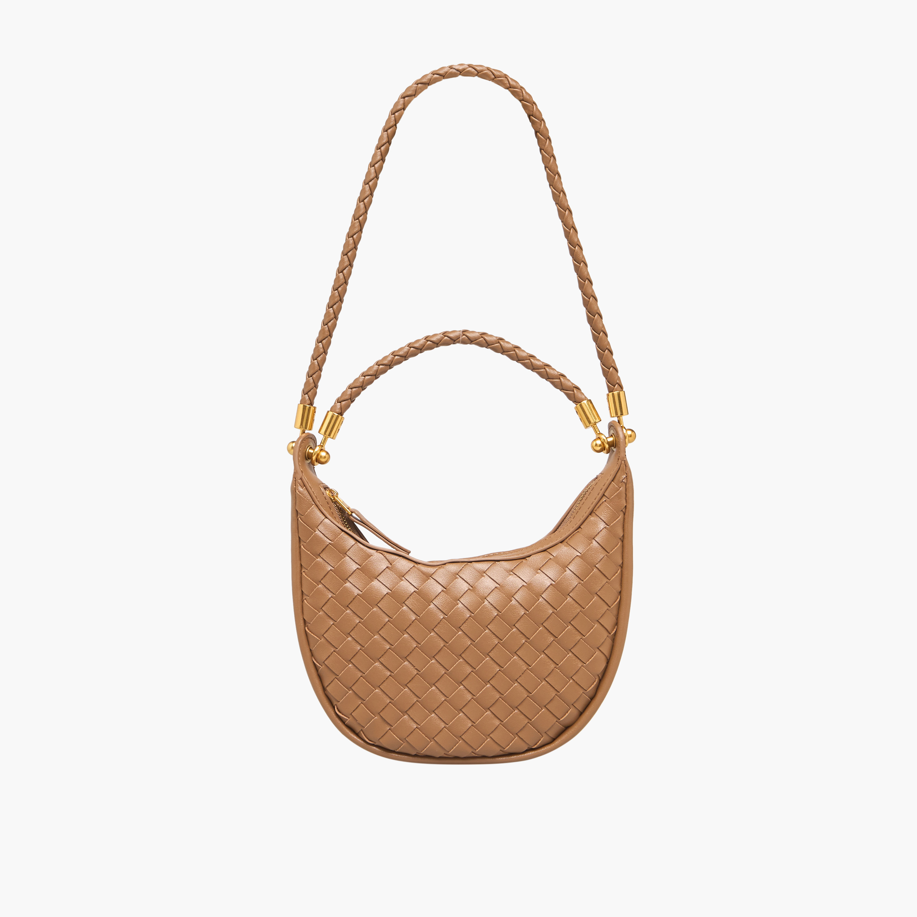 شنطة كتف منسوجة بمقابض مجدولة من كريسبيلا-women-bagsandwallets-handbags-image-1