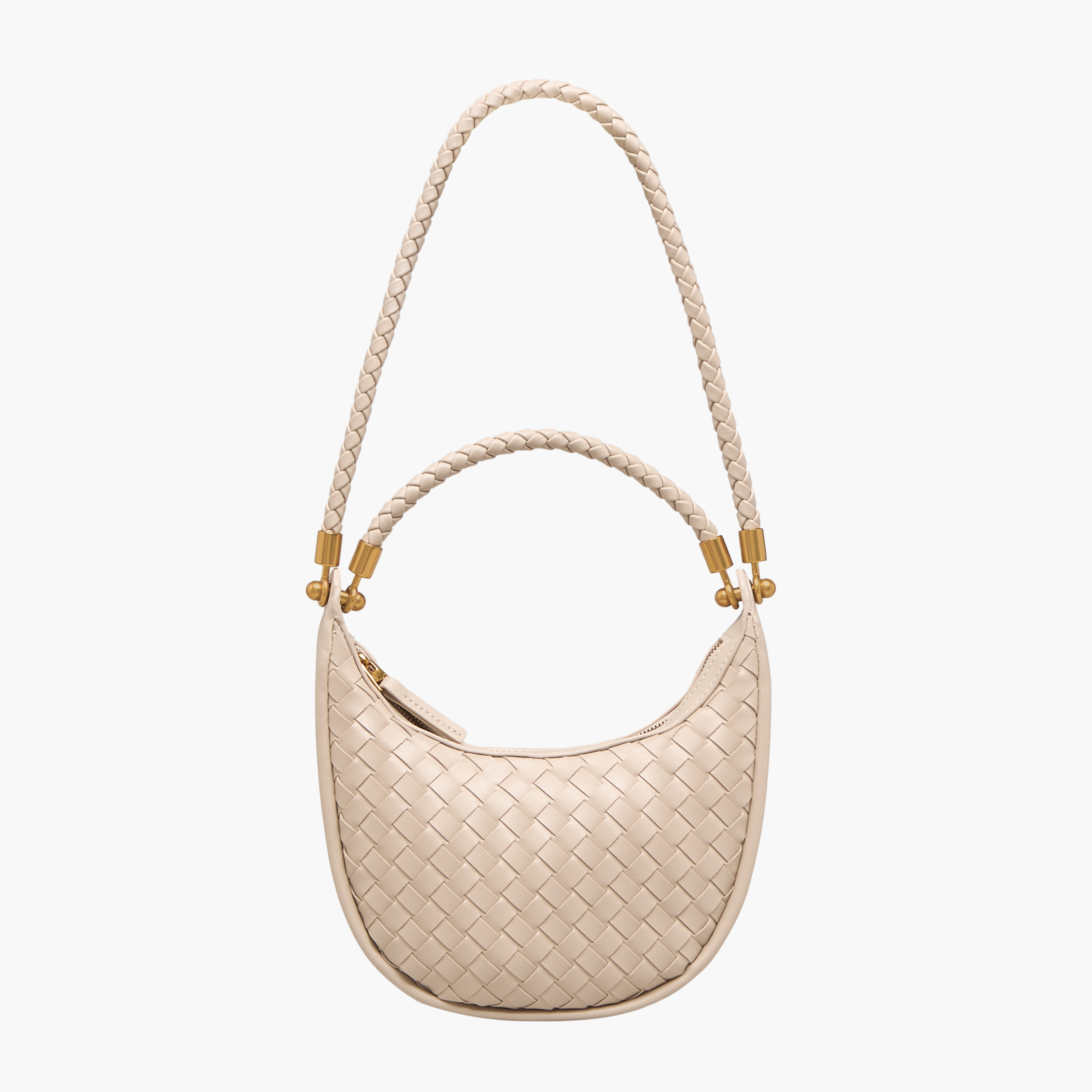 شنطة كتف منسوجة بمقابض مجدولة من كريسبيلا-women-bagsandwallets-handbags-image-1