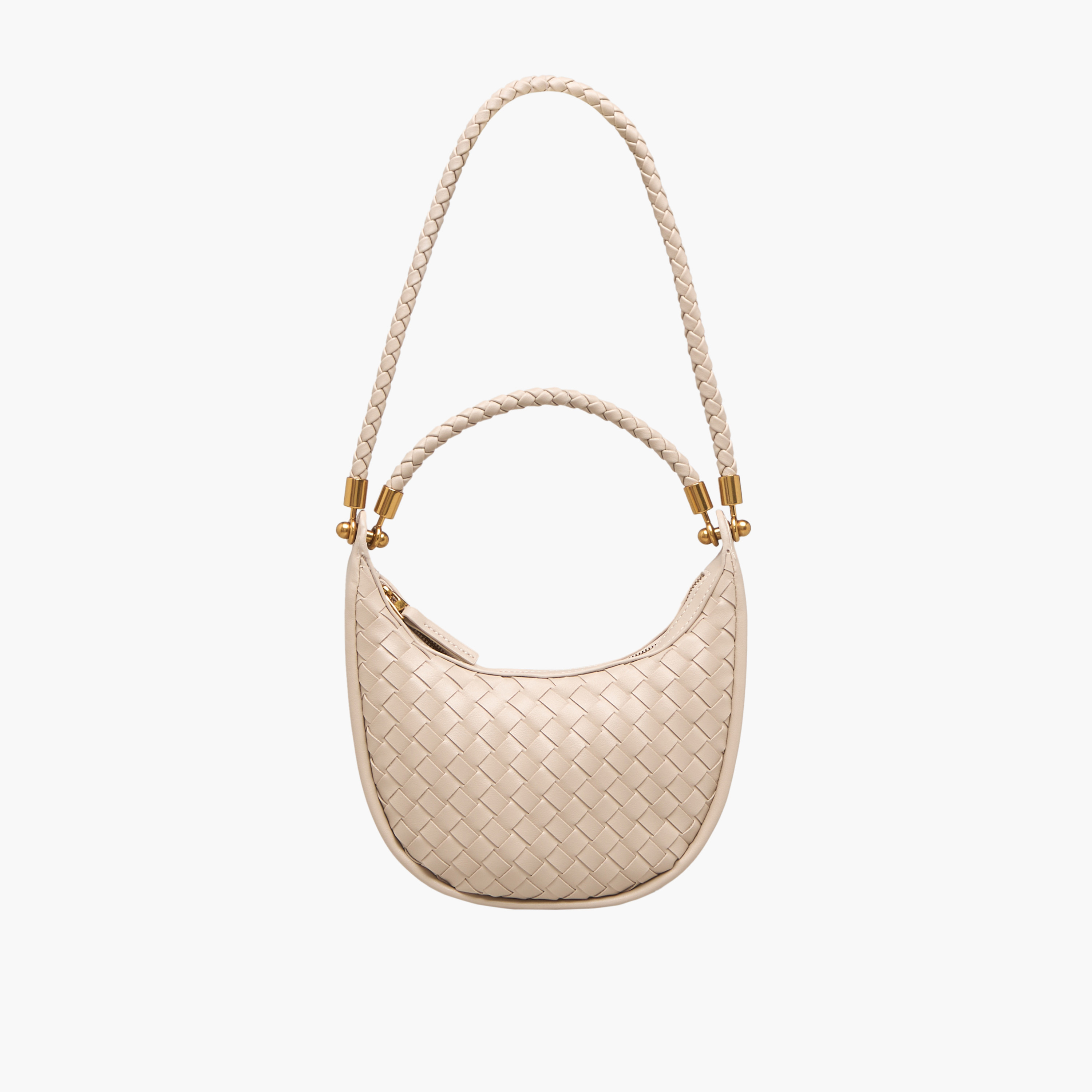 شنطة كتف منسوجة بمقابض مجدولة من كريسبيلا-women-bagsandwallets-handbags-image-1