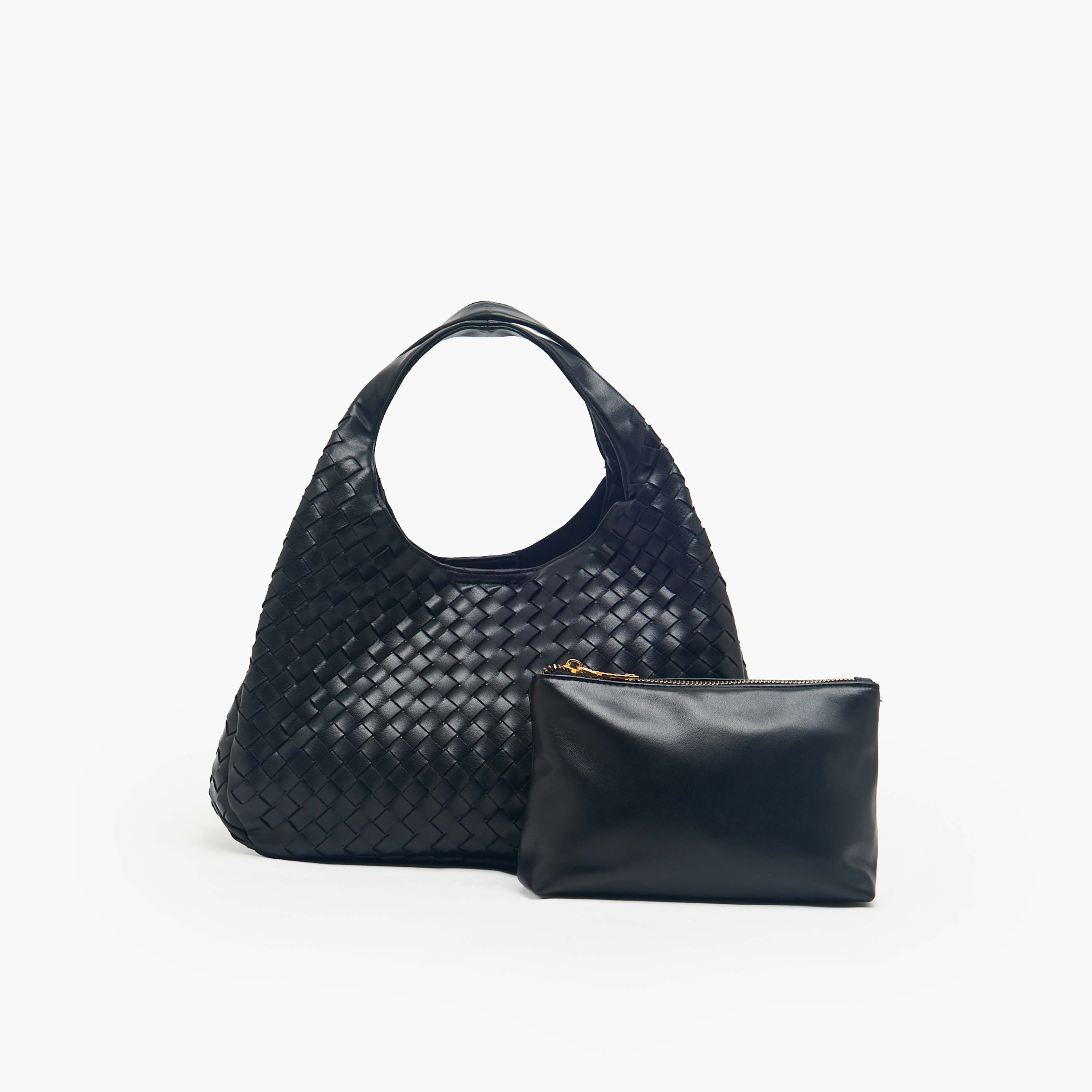 شنطة هوبو منسوجة مع محفظة من كريسبيلا-women-bagsandwallets-handbags-image-1