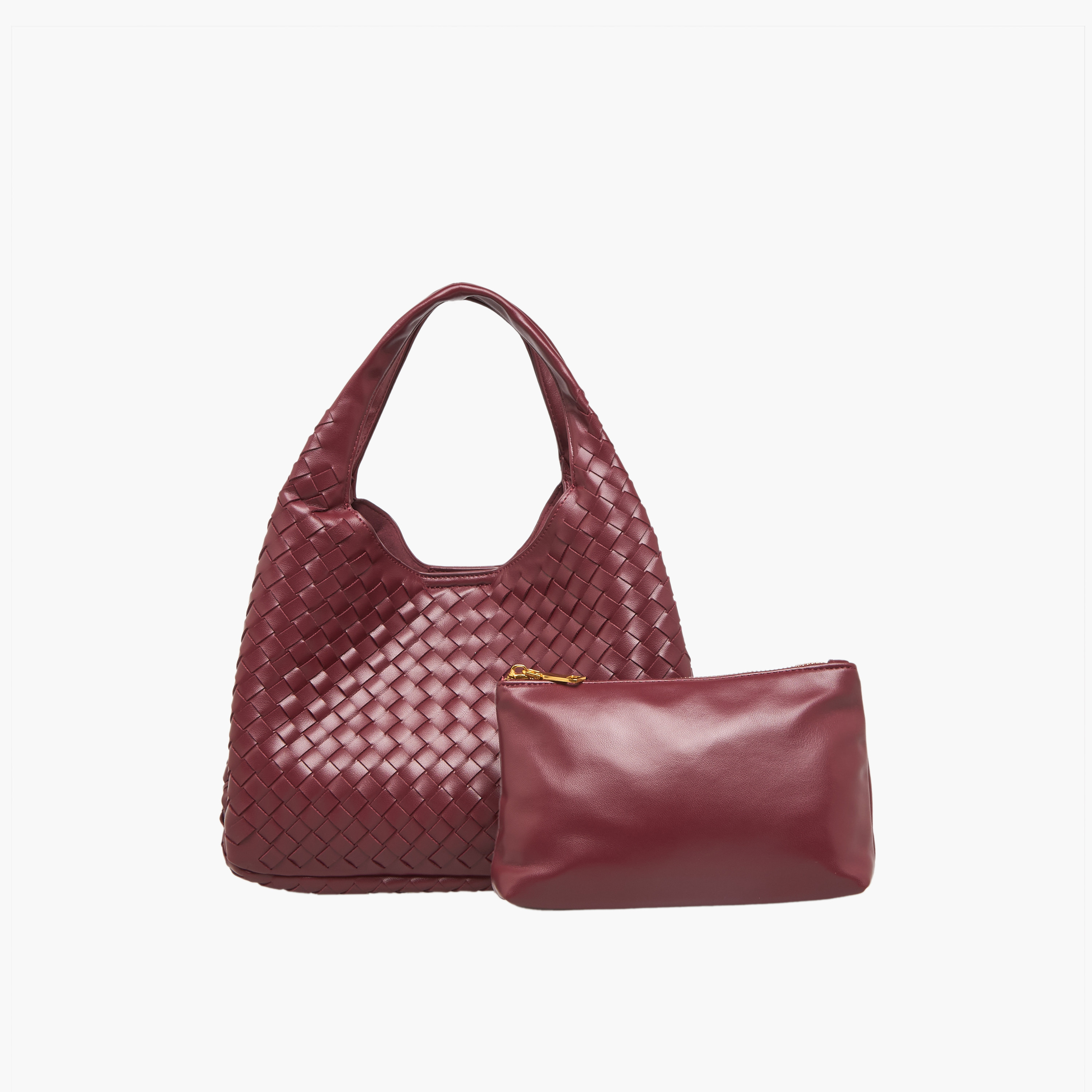شنطة هوبو منسوجة مع محفظة من كريسبيلا-women-bagsandwallets-handbags-image-1