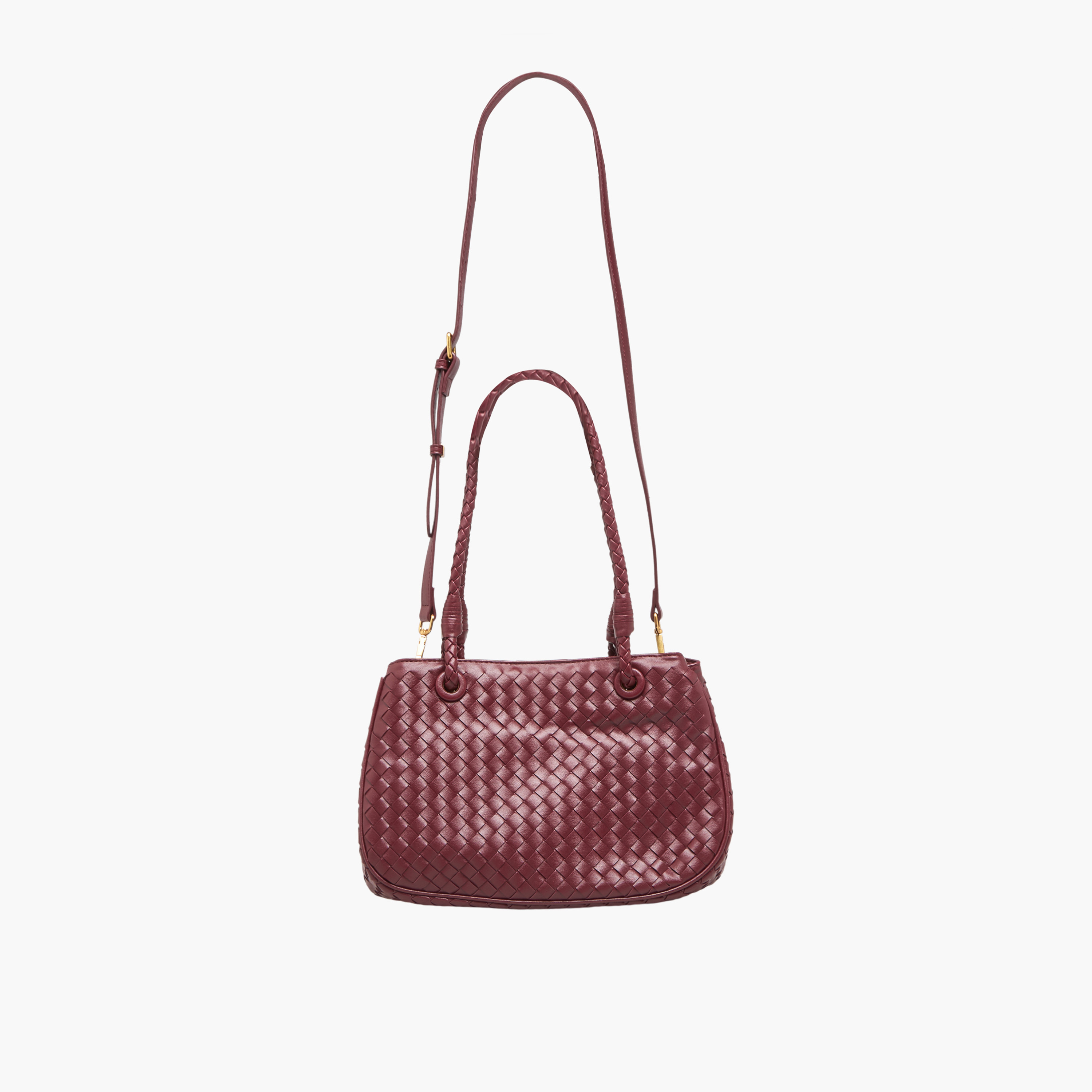 شنطة توت منسوجة بحزام قابل للفصل من كريسبيلا-women-bagsandwallets-handbags-image-11