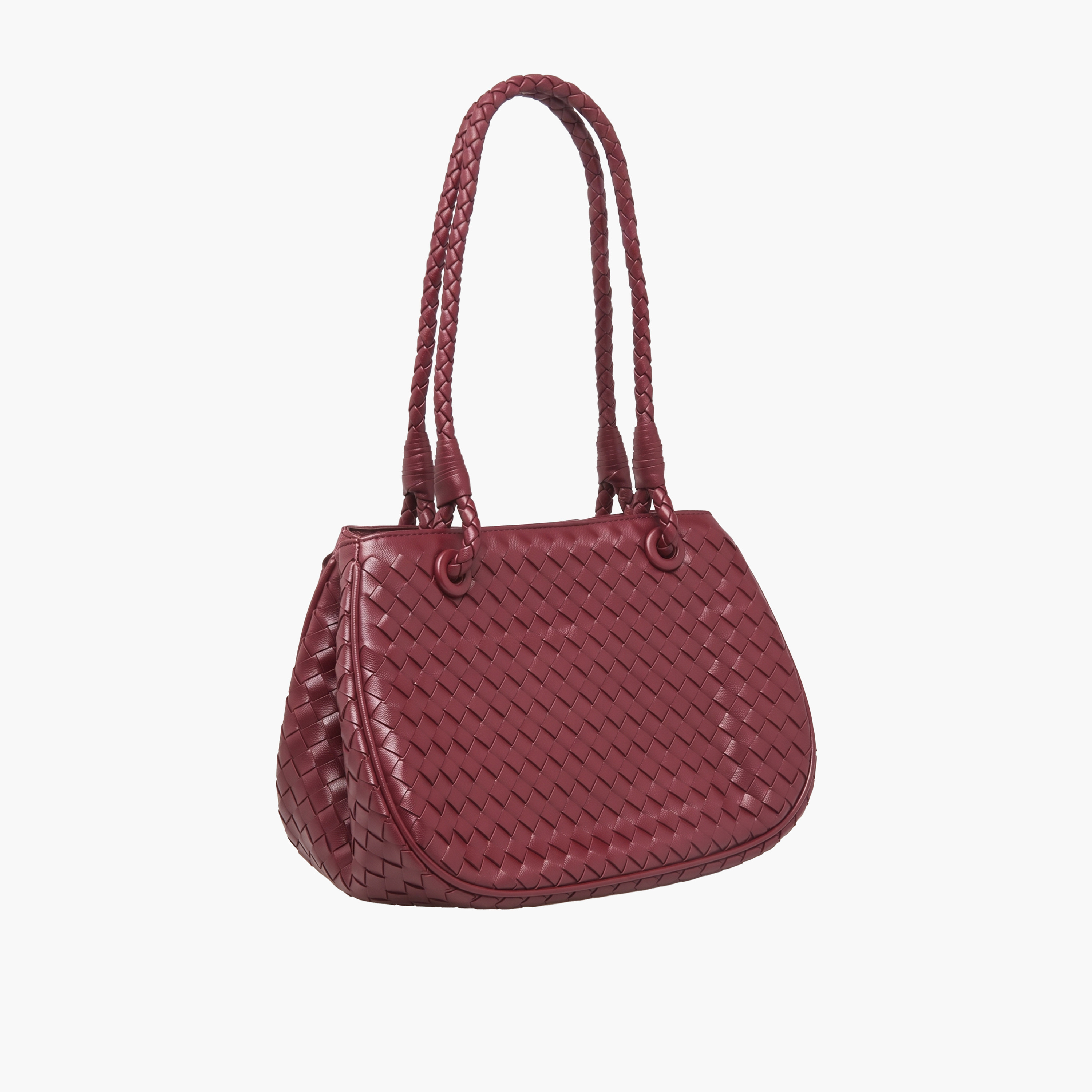 شنطة توت منسوجة بحزام قابل للفصل من كريسبيلا-women-bagsandwallets-handbags-image-12