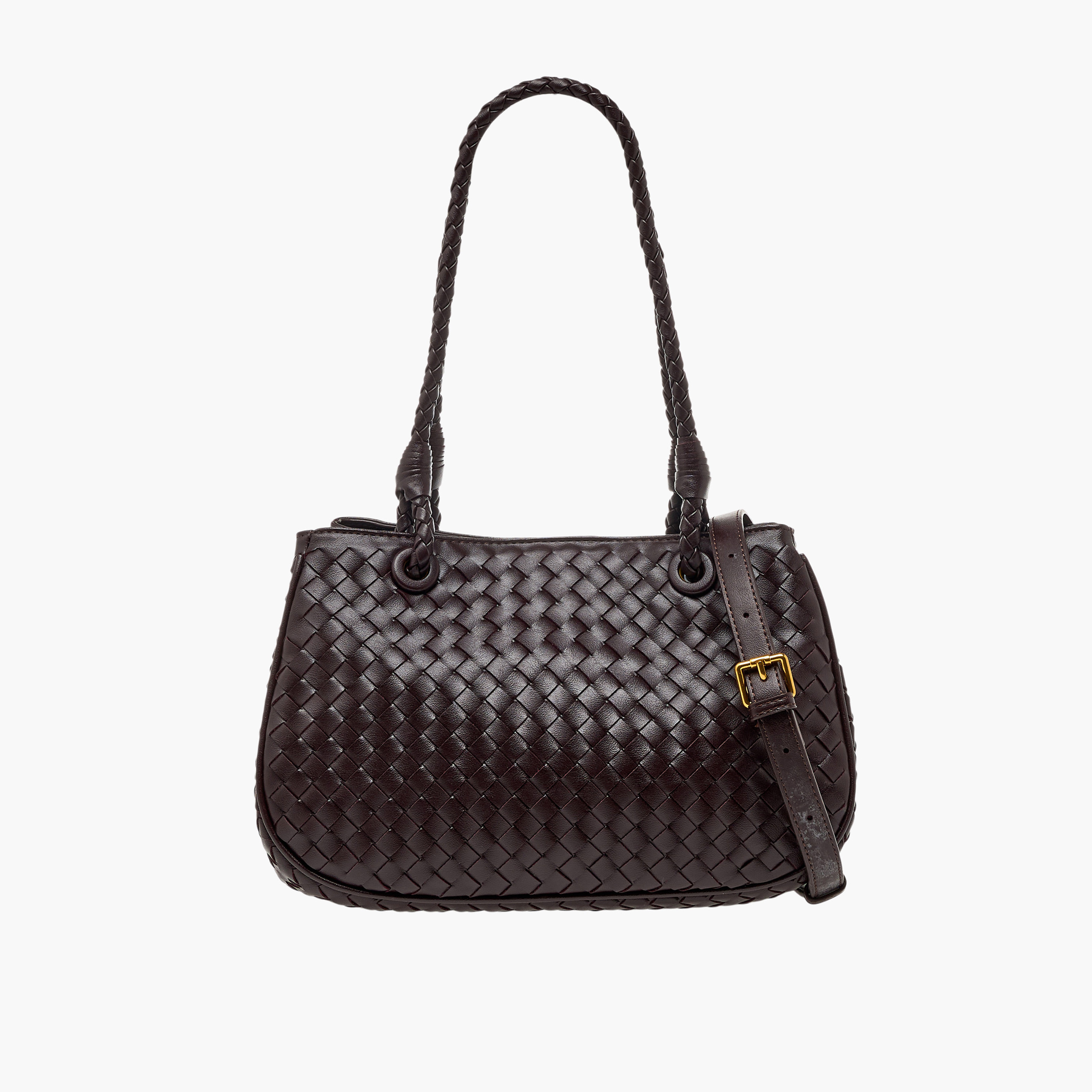 شنطة توت منسوجة بحزام قابل للفصل من كريسبيلا-women-bagsandwallets-handbags-image-1