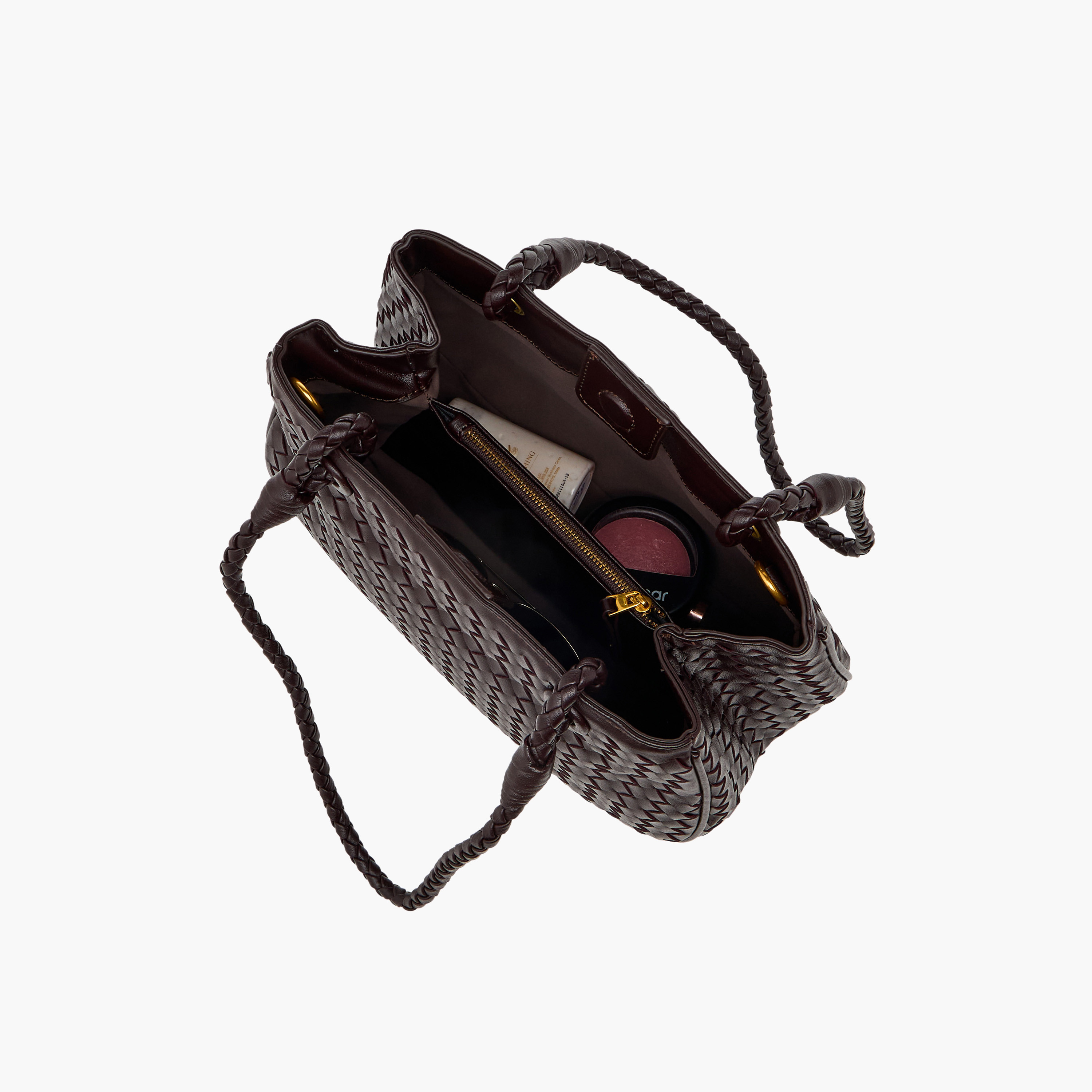 شنطة توت منسوجة بحزام قابل للفصل من كريسبيلا-women-bagsandwallets-handbags-image-8