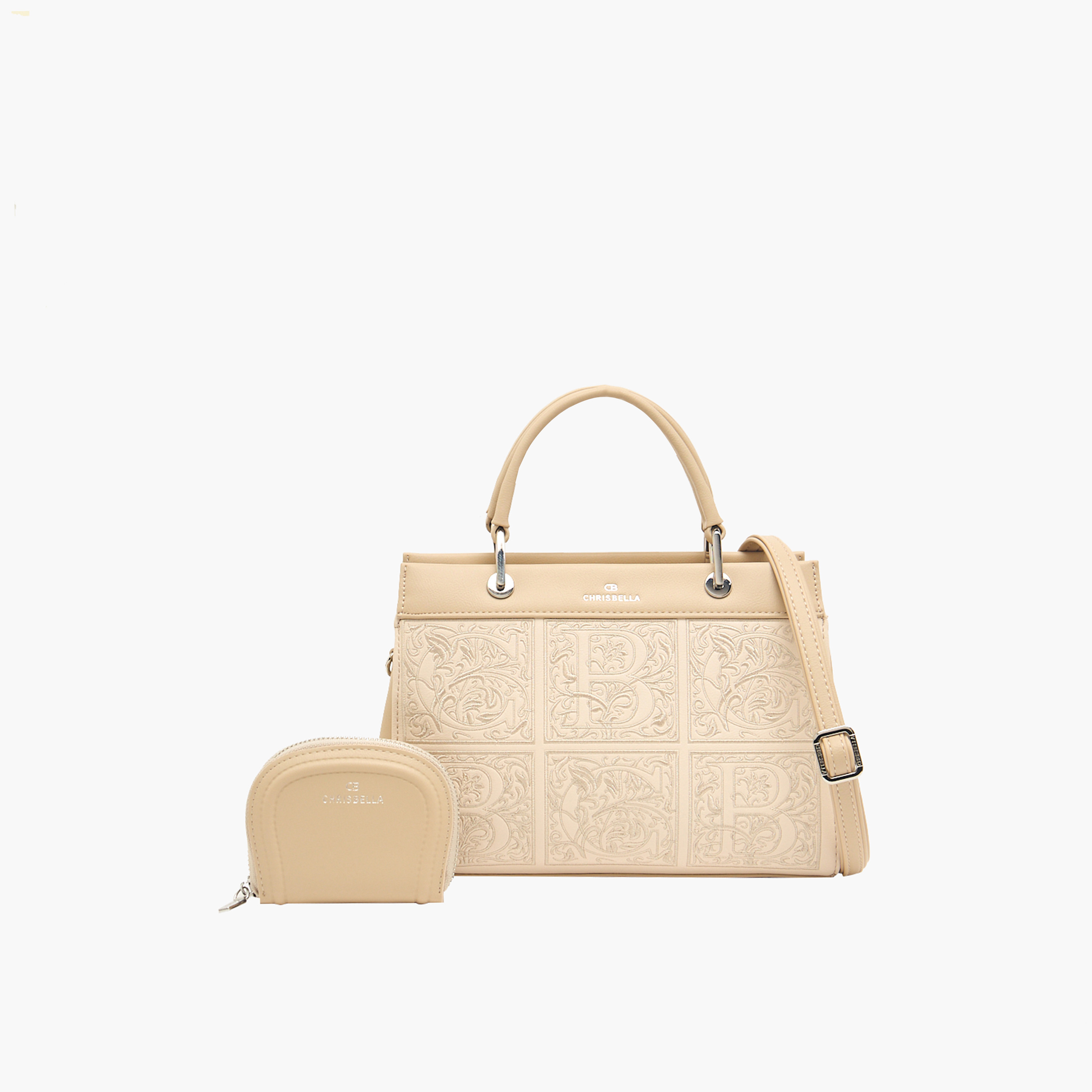 شنطة توت مطرزة مع شنطة صغيرة من كريسبيلا-women-bagsandwallets-handbags-image-1
