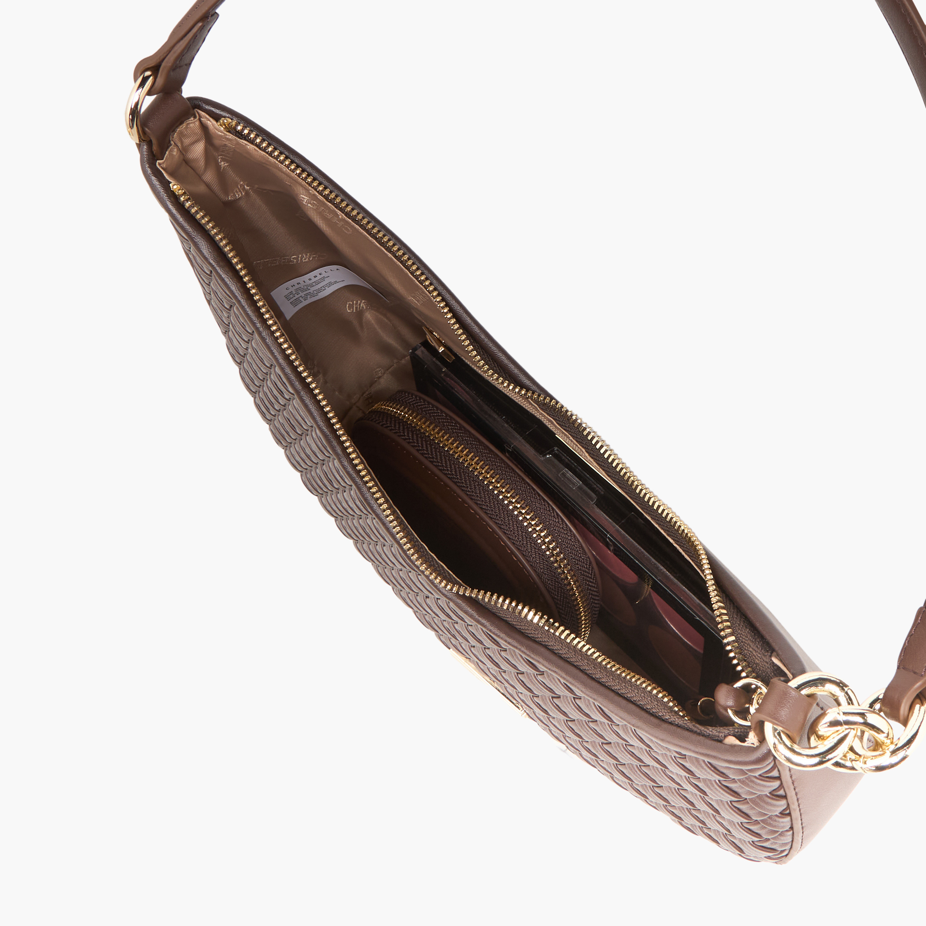 شنطة باجيت بارزة الملمس مع شنطة صغيرة من كريسبيلا-women-bagsandwallets-handbags-image-10