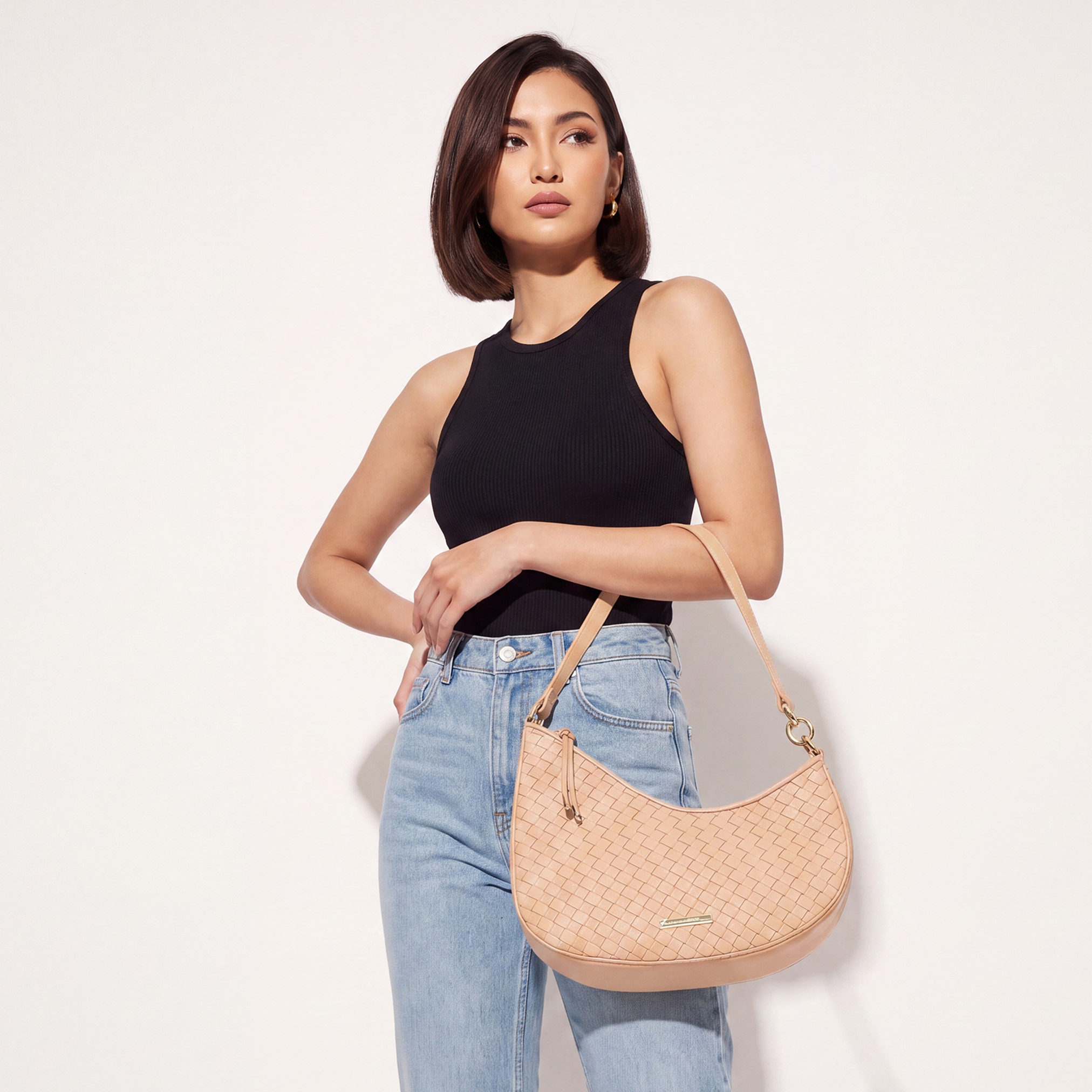 شنطة باجيت بارزة الملمس مع شنطة صغيرة من كريسبيلا-women-bagsandwallets-handbags-image-2