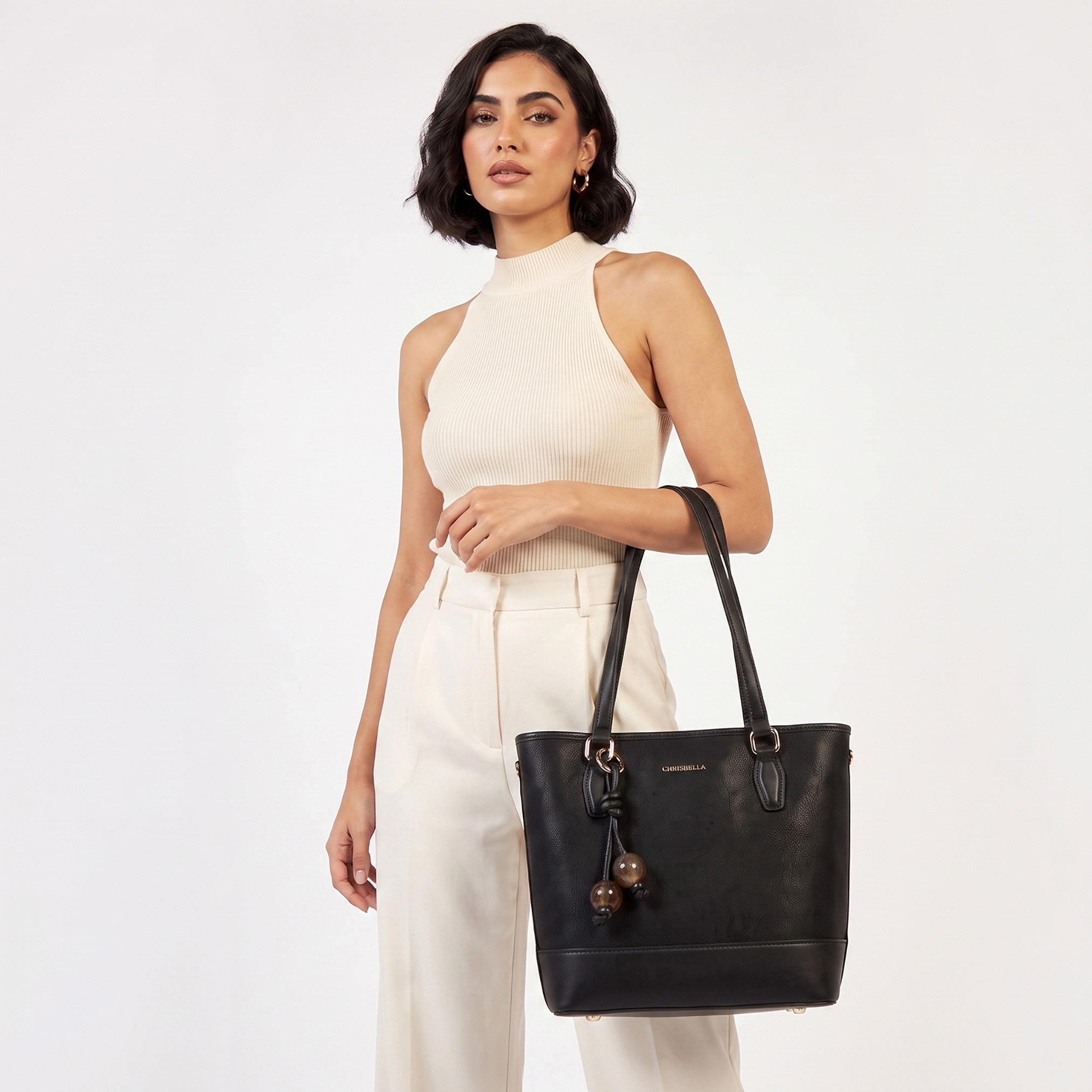 شنطة توت بملمس بارز مع محفظة صغيرة من كريسبيلا-women-bagsandwallets-handbags-image-2
