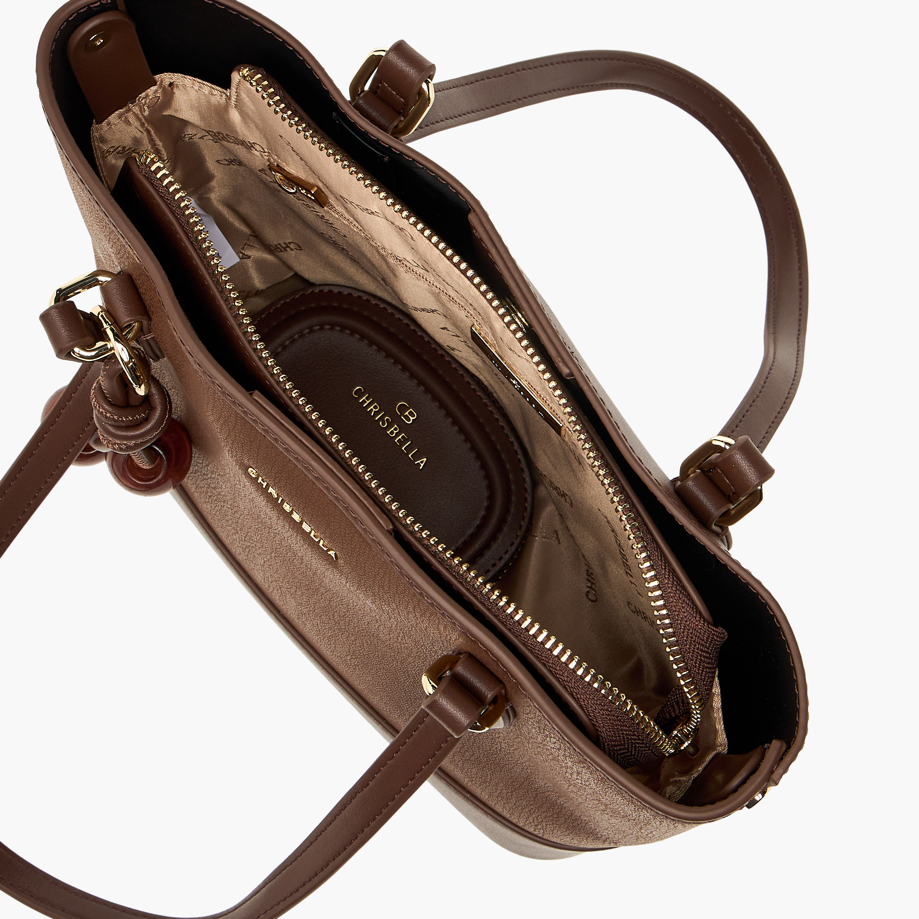 شنطة توت بملمس بارز مع محفظة صغيرة من كريسبيلا-women-bagsandwallets-handbags-image-19