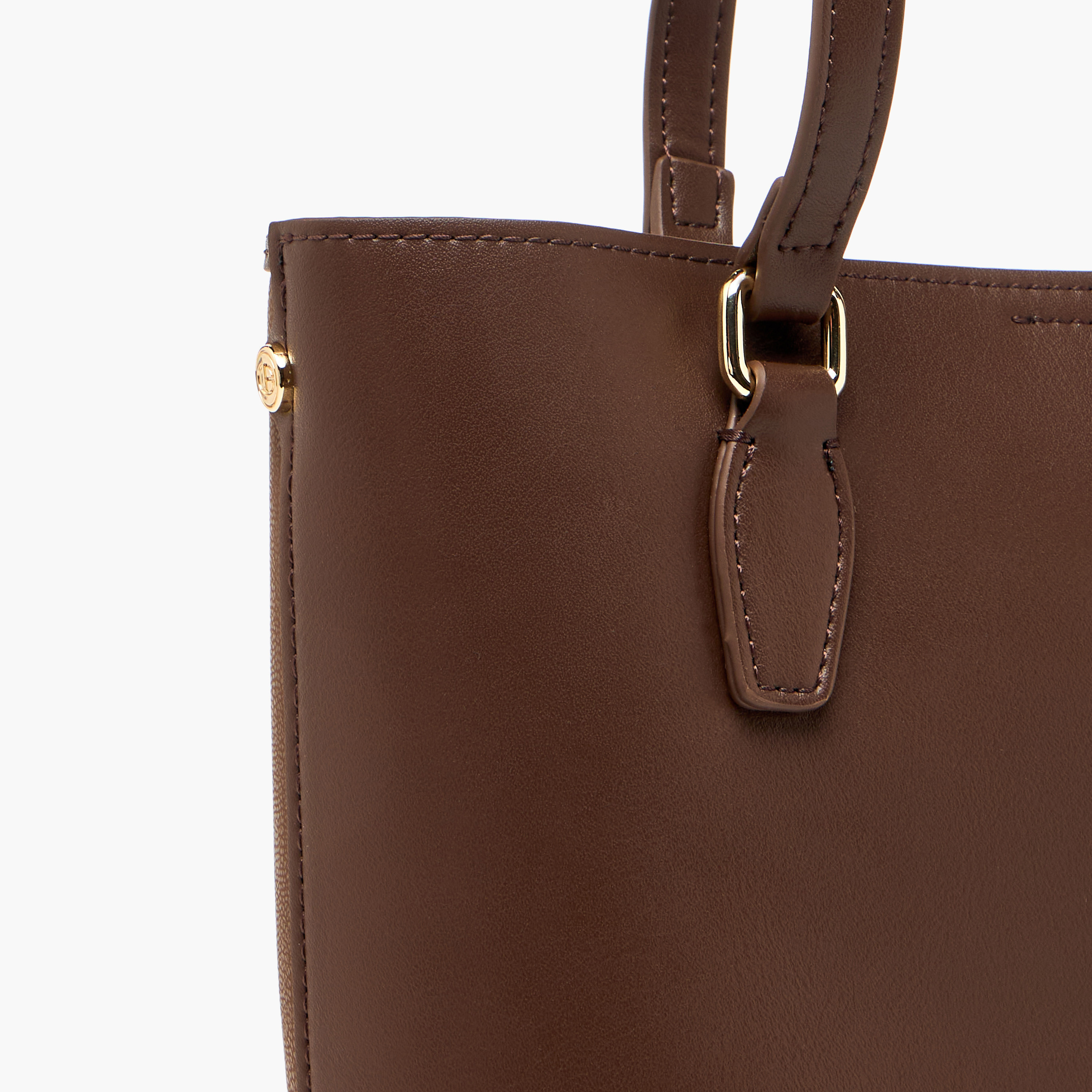 Chrisbella Textured Tote Bag with Pouch-women-bagsandwallets-handbags-image-8