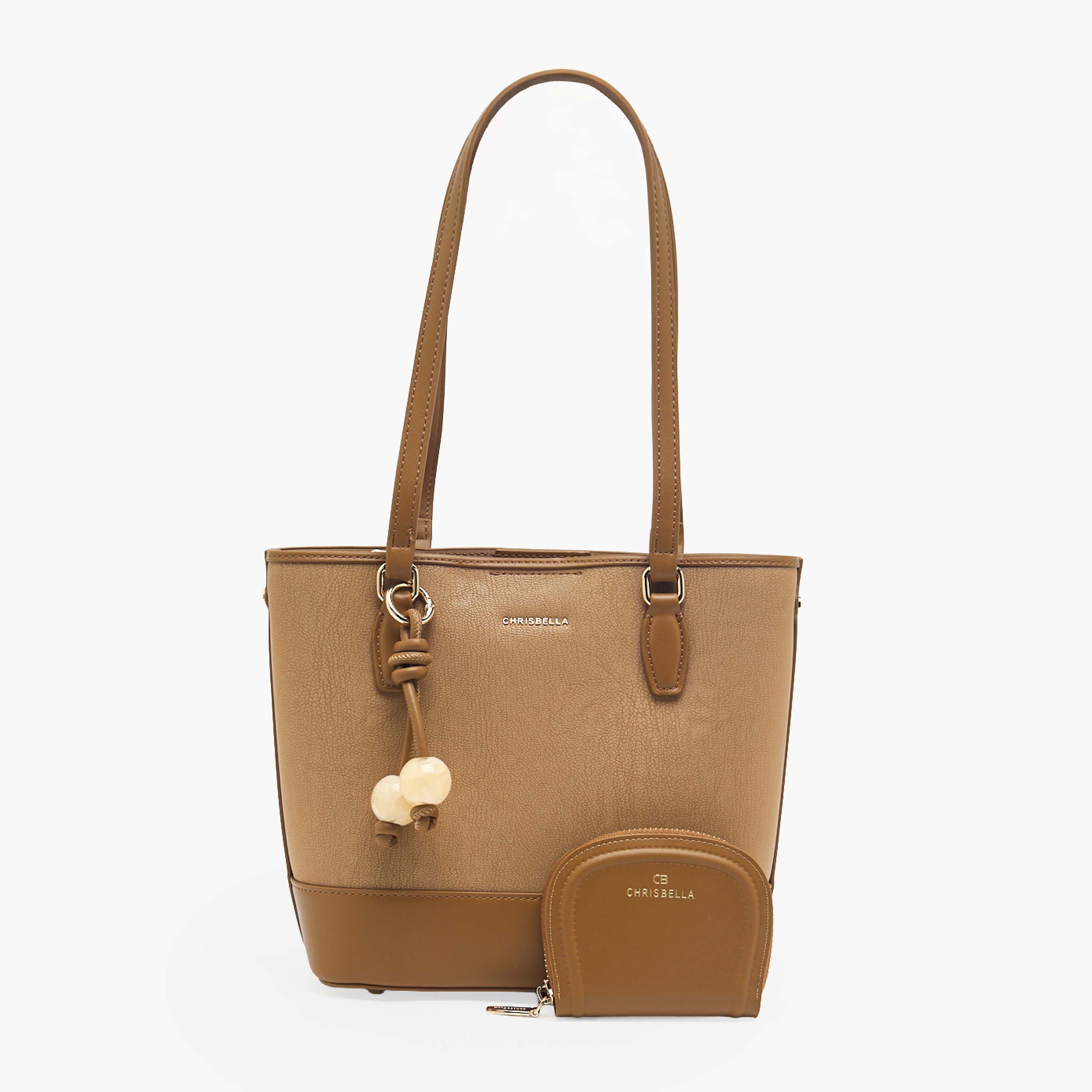 شنطة توت بملمس بارز مع محفظة صغيرة من كريسبيلا-women-bagsandwallets-handbags-image-20