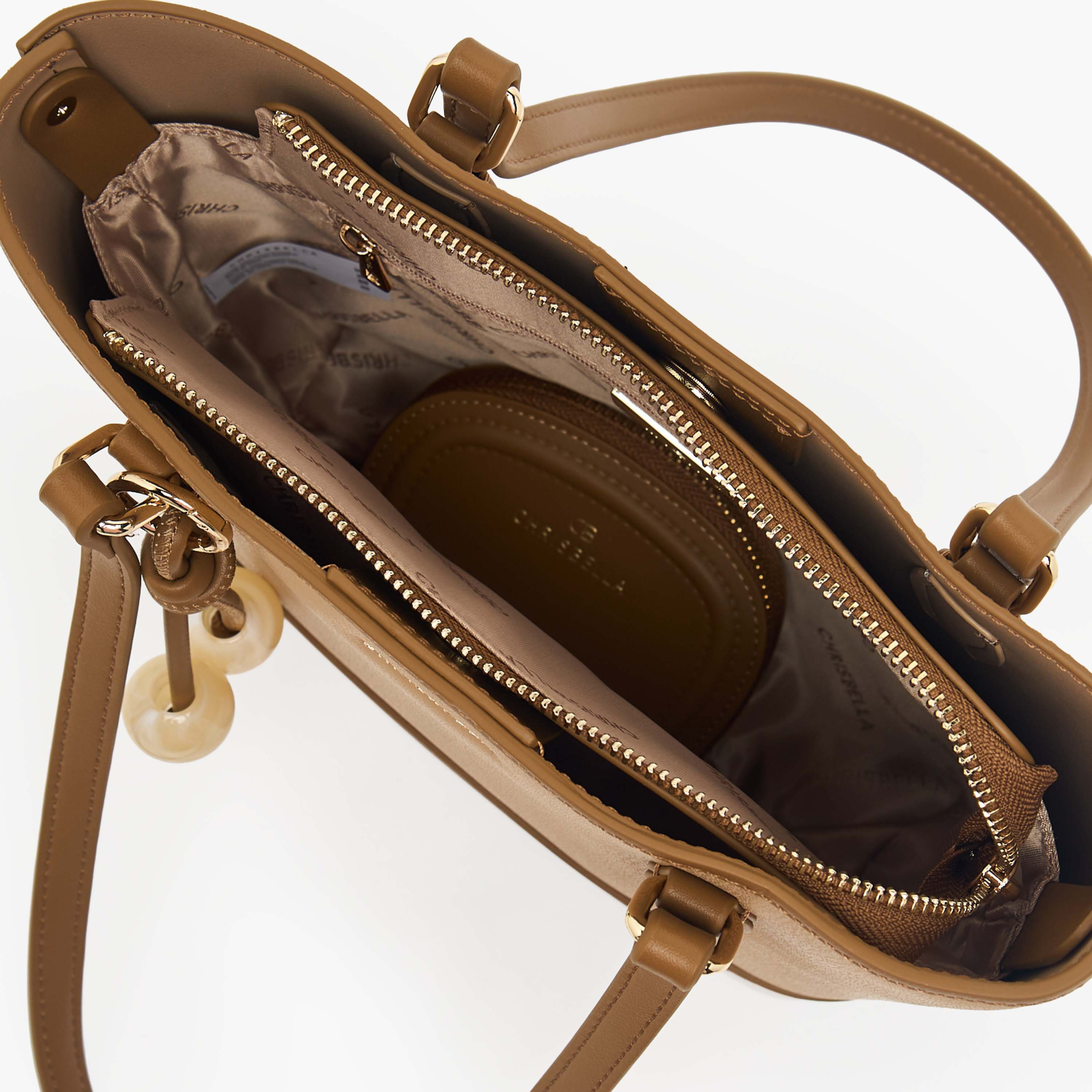 شنطة توت بملمس بارز مع محفظة صغيرة من كريسبيلا-women-bagsandwallets-handbags-image-29
