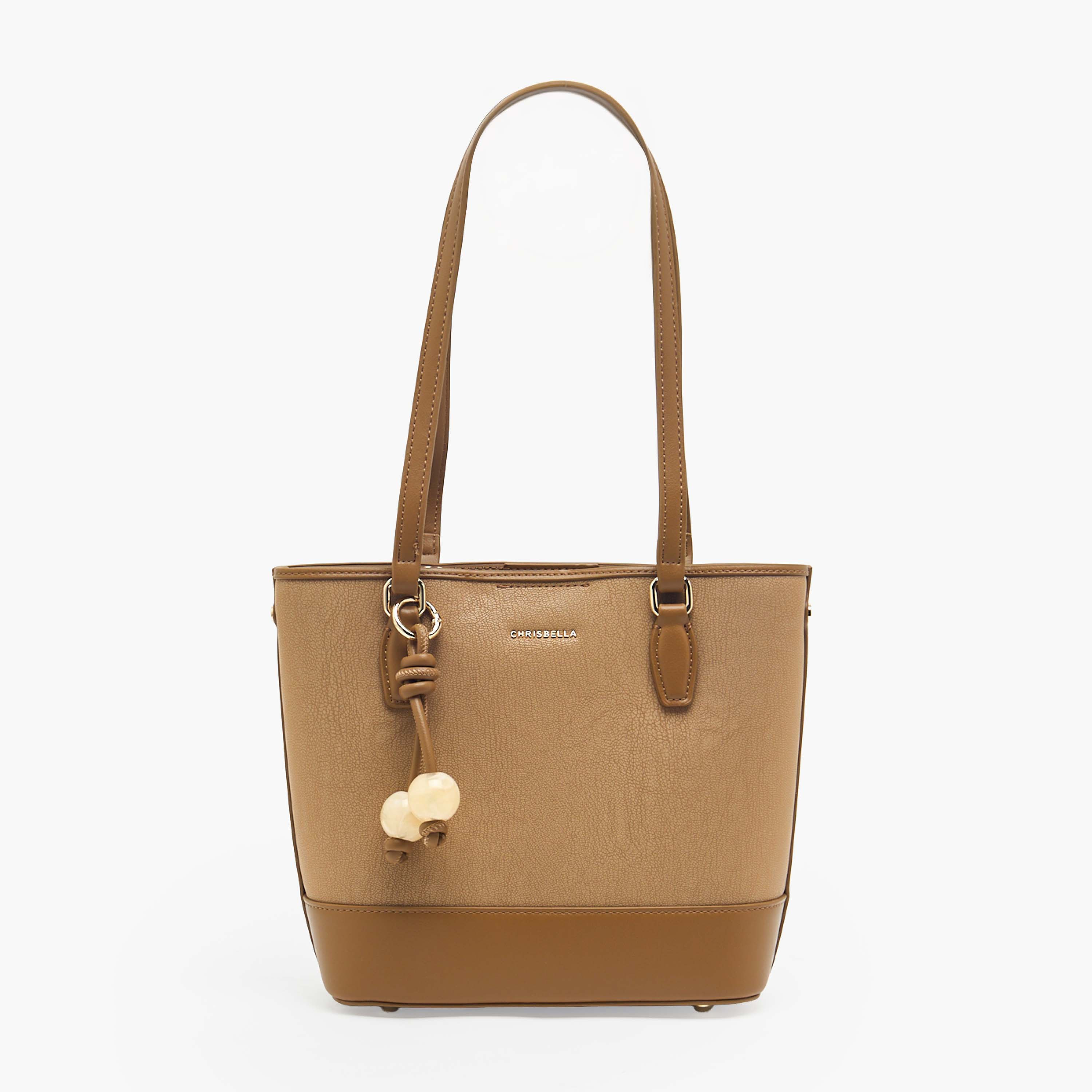 شنطة توت بملمس بارز مع محفظة صغيرة من كريسبيلا-women-bagsandwallets-handbags-image-22
